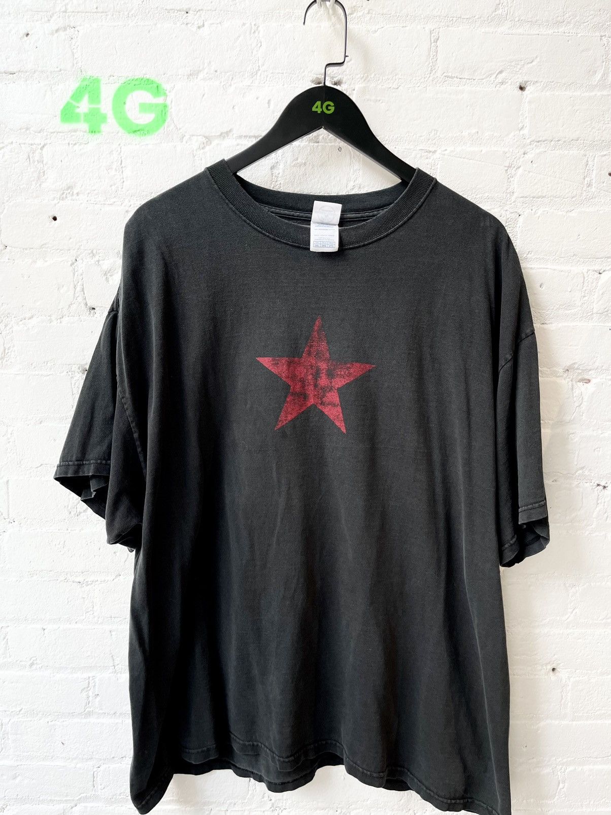 Vintage Vintage THRASHED STAR SHIRT BOXY OVERSIZE 2XL SHIRT 4Gseller Size US XXL / EU 58 / 5 - 1 Thumbnail