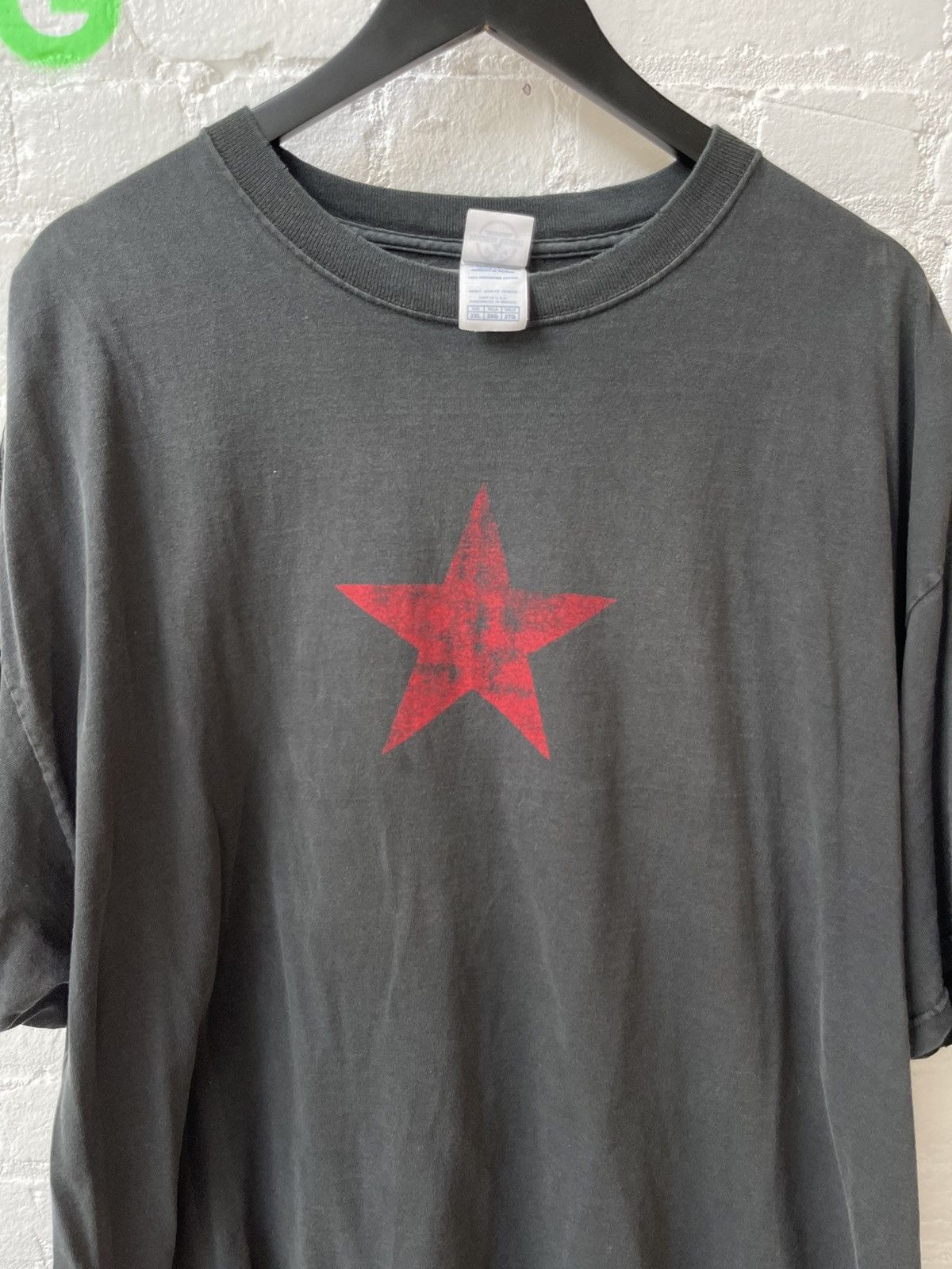 Vintage Vintage THRASHED STAR SHIRT BOXY OVERSIZE 2XL SHIRT 4Gseller Size US XXL / EU 58 / 5 - 2 Thumbnail