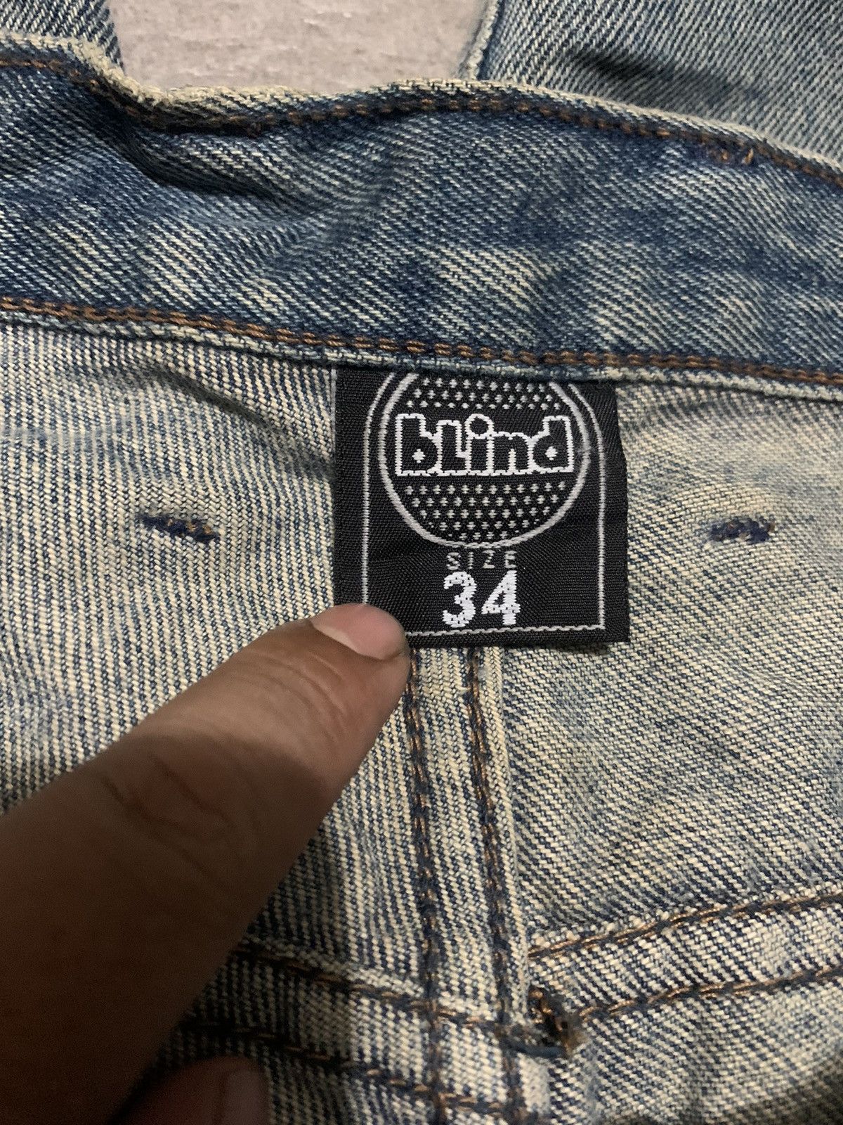 Shorty's Skateboards Vintage 90s Blind Baggy Jeans Size US 34 / EU 50 - 14 Thumbnail