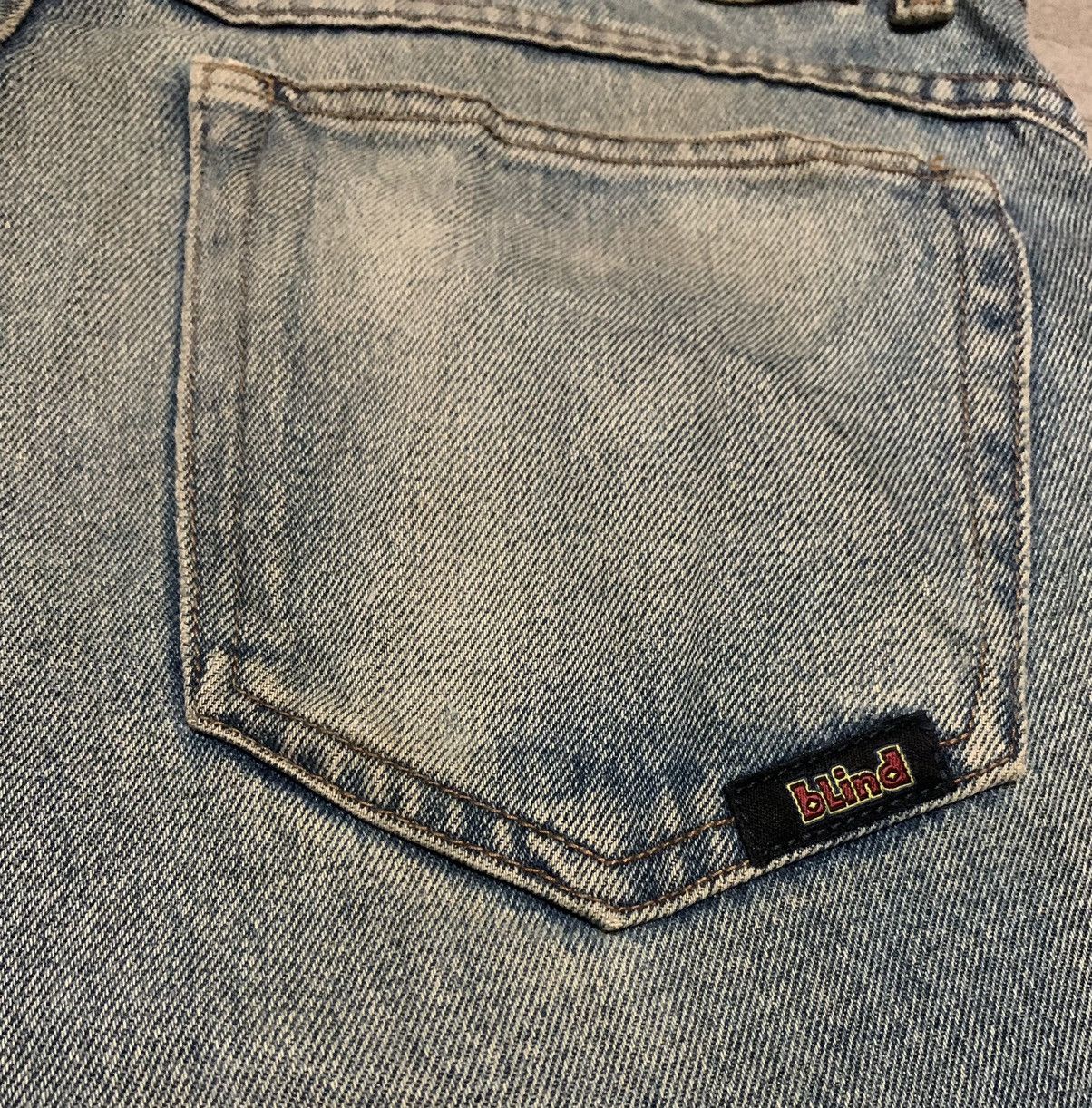 Shorty's Skateboards Vintage 90s Blind Baggy Jeans Size US 34 / EU 50 - 3 Thumbnail