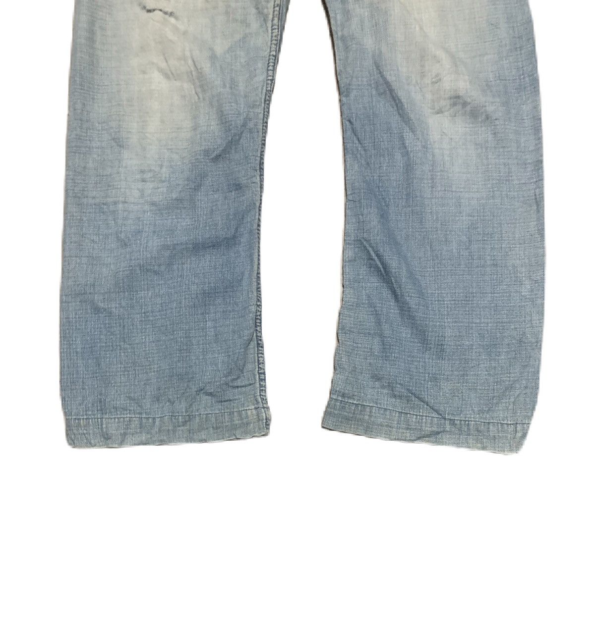 45rpm Vintage 45 RPM Faded Blue Denim Jeans Distressed Size US 29 - 3 Thumbnail