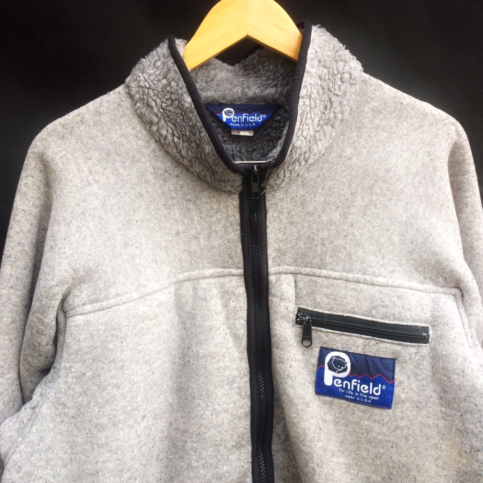 Penfield Made in USA Fleece Lining Zipper Jacket Size US L / EU 52-54 / 3 - 2 Thumbnail