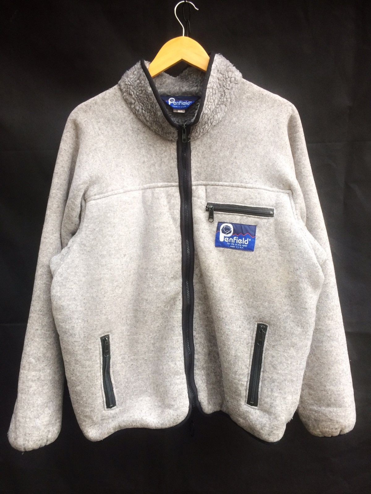 Penfield Made in USA Fleece Lining Zipper Jacket Size US L / EU 52-54 / 3 - 1 Thumbnail