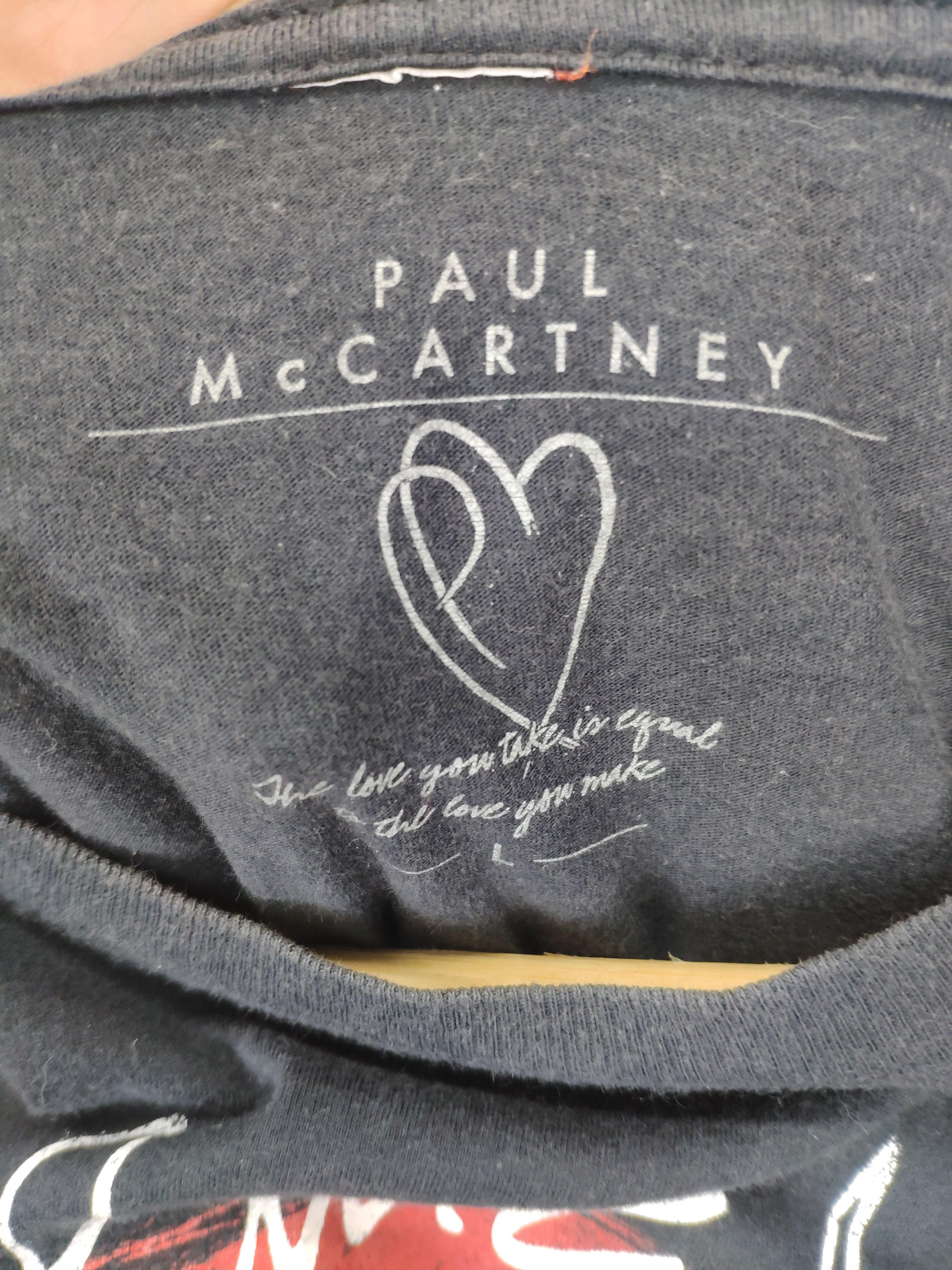 Band Tees Paul McCartney The Beatles Singer Tee Printed Size US M / EU 48-50 / 2 - 3 Thumbnail