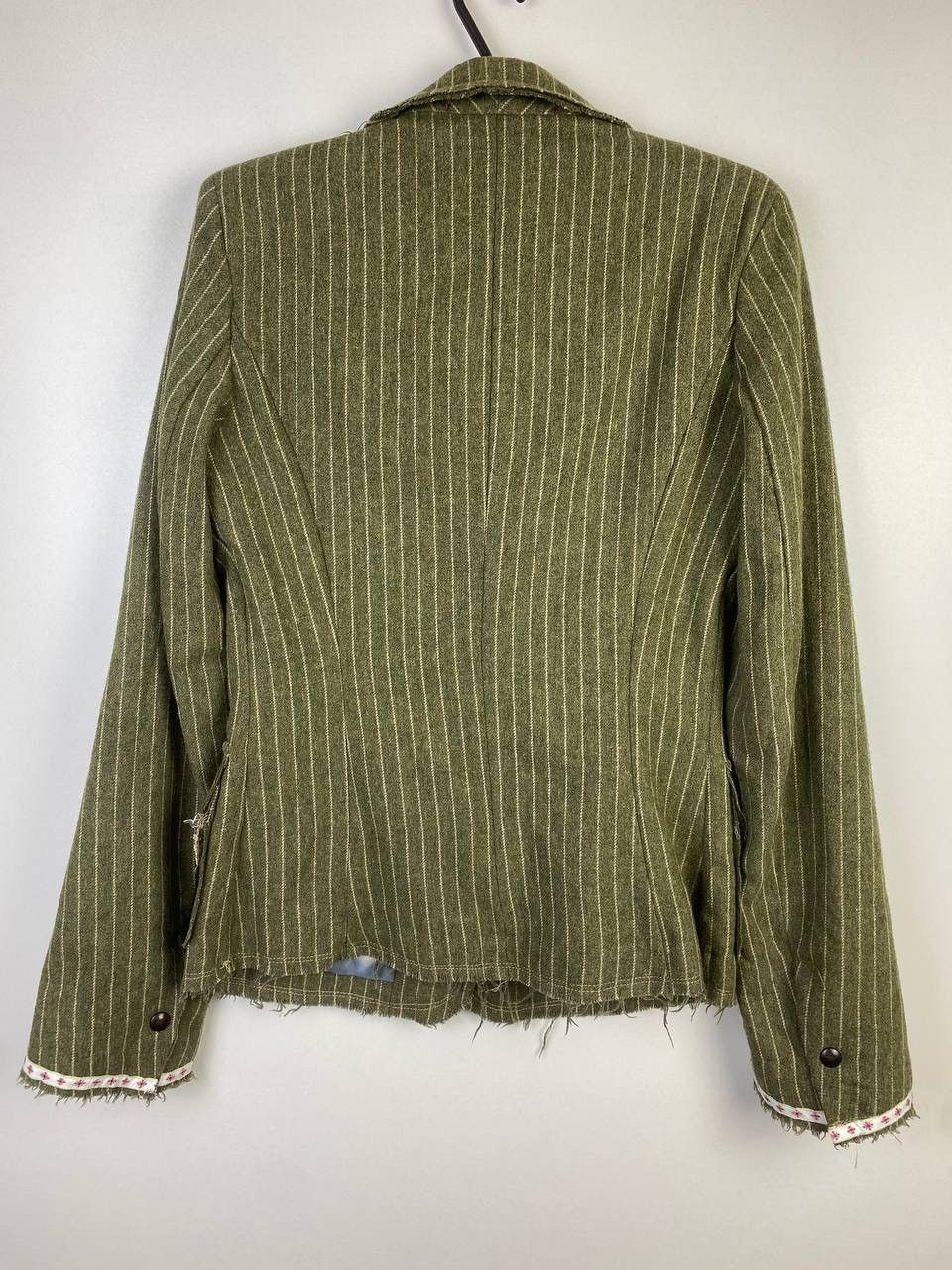 Vintage Rag Recucle Rag Restyle vintage blazer size 44 Size 44S - 2 Thumbnail