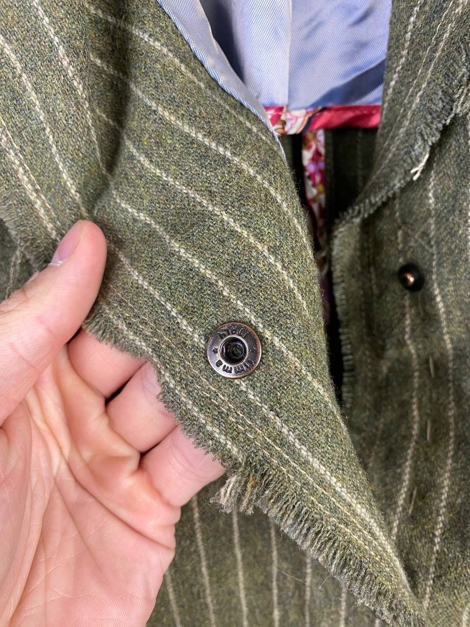 Vintage Rag Recucle Rag Restyle vintage blazer size 44 Size 44S - 4 Thumbnail