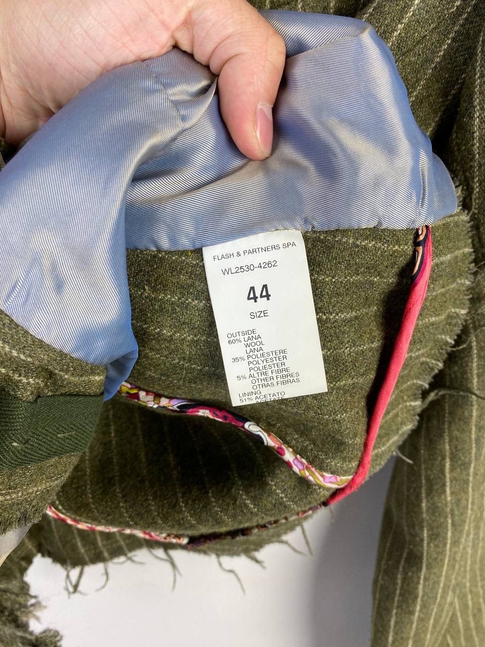 Vintage Rag Recucle Rag Restyle vintage blazer size 44 Size 44S - 6 Thumbnail