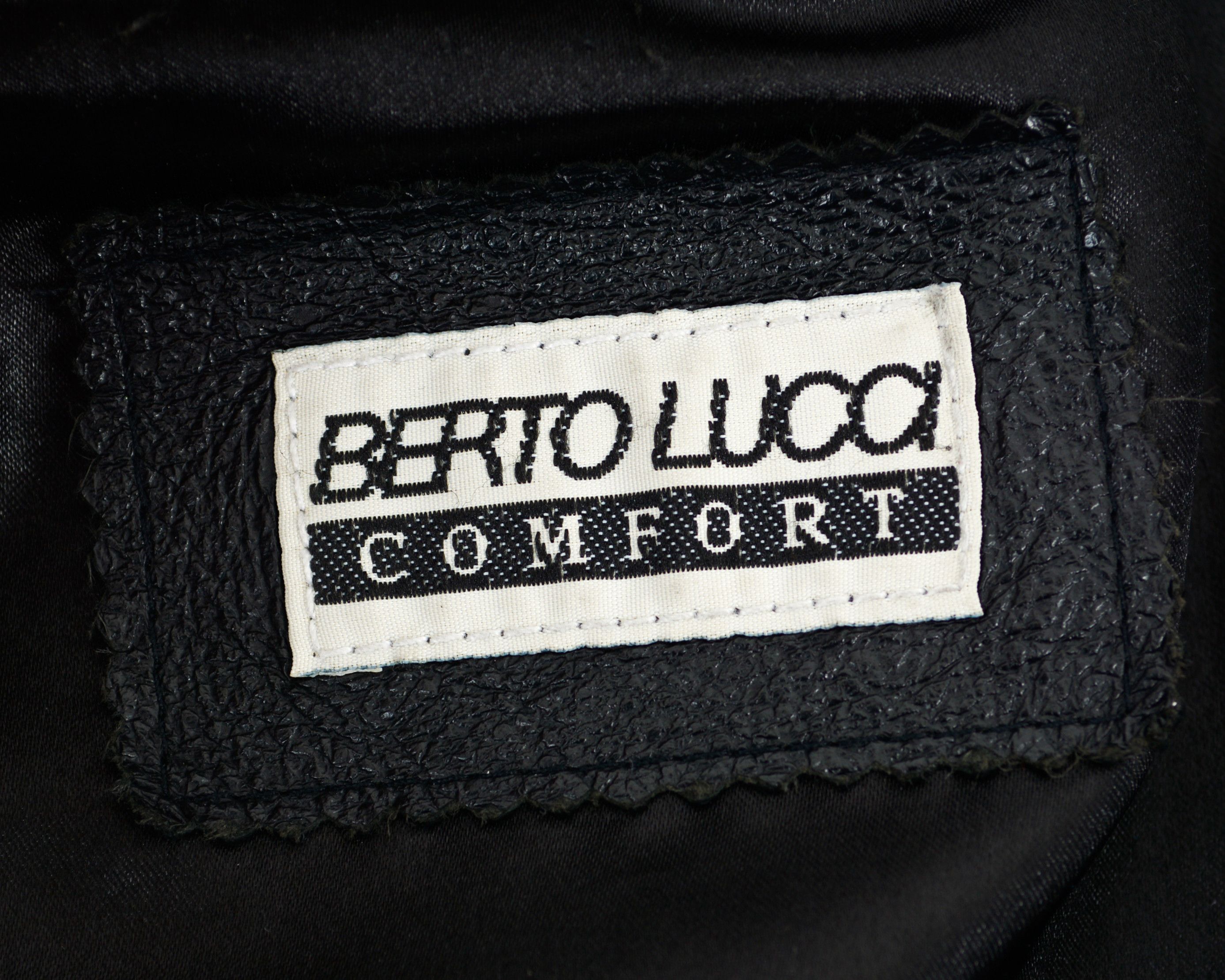 Leather BERTO LUCCI Genuine Leather Jacket Coat Blazer Button Retro Size US L / EU 52-54 / 3 - 7 Thumbnail