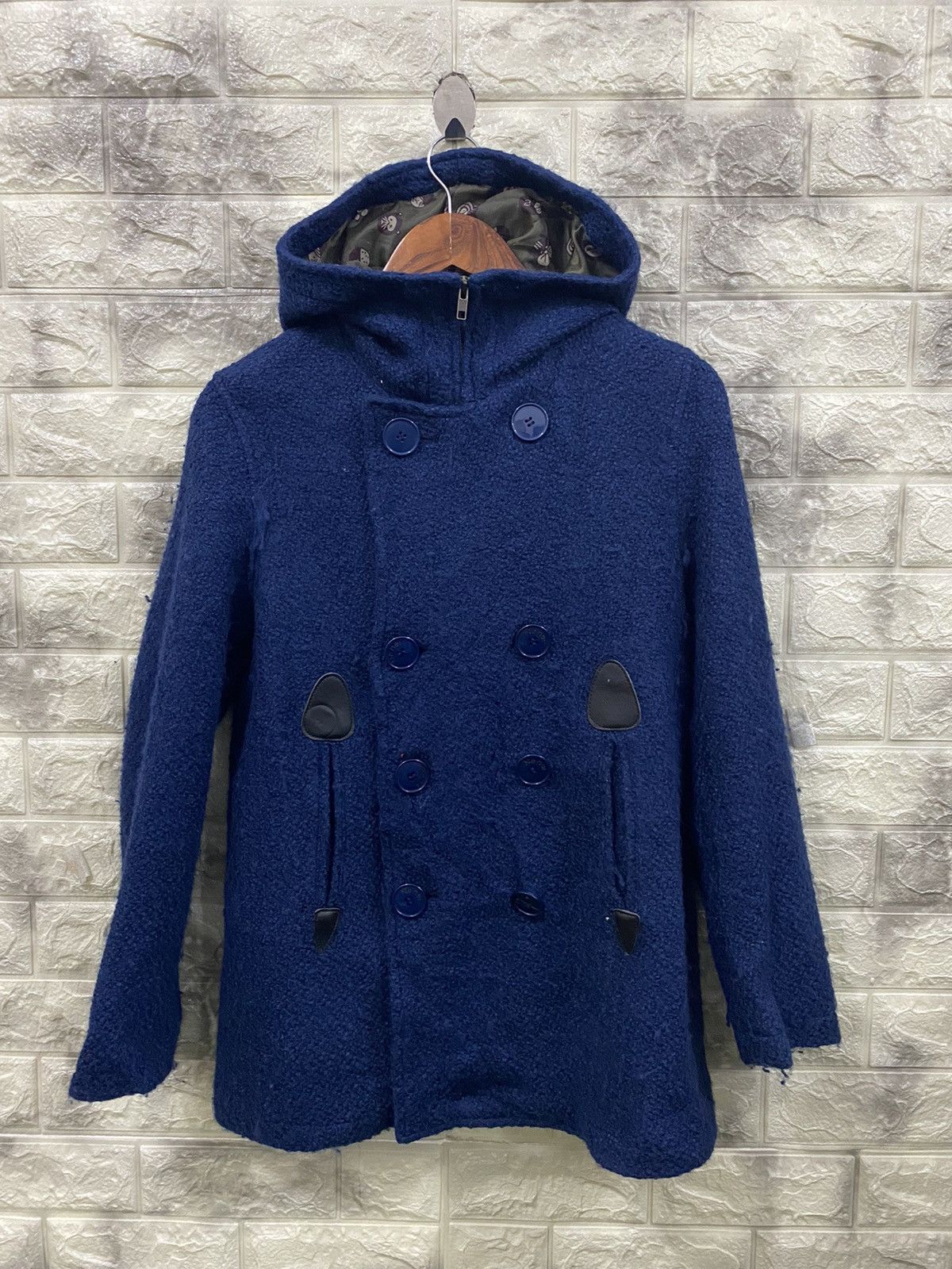 Issey Miyake Issey Miyake Né-net Double Breasted Hoodie Jacket Size US S / EU 44-46 / 1 - 1 Thumbnail