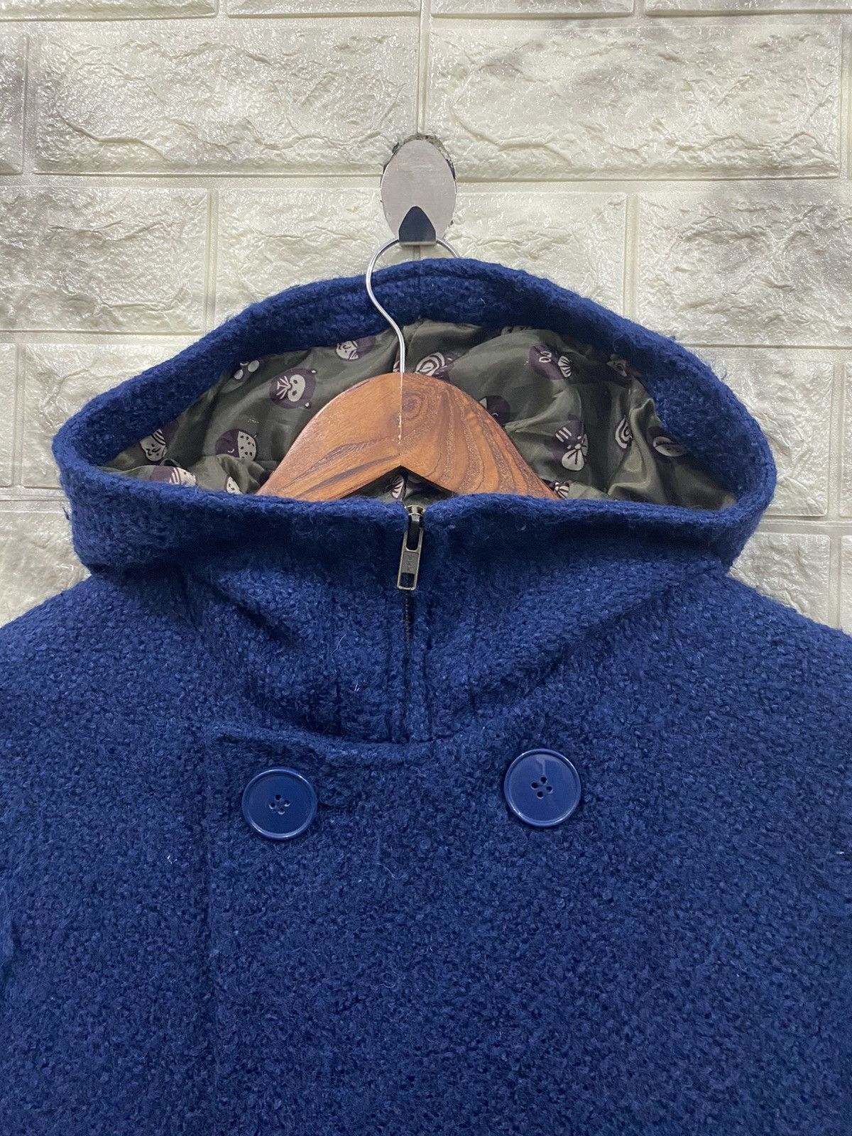 Issey Miyake Issey Miyake Né-net Double Breasted Hoodie Jacket Size US S / EU 44-46 / 1 - 3 Thumbnail