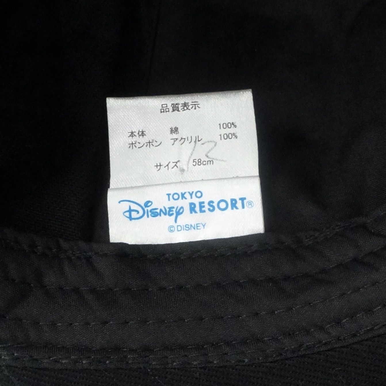Disney MICKEY MOUSE TOKYO DISNEY RESORT Ear Cap Size ONE SIZE - 3 Thumbnail