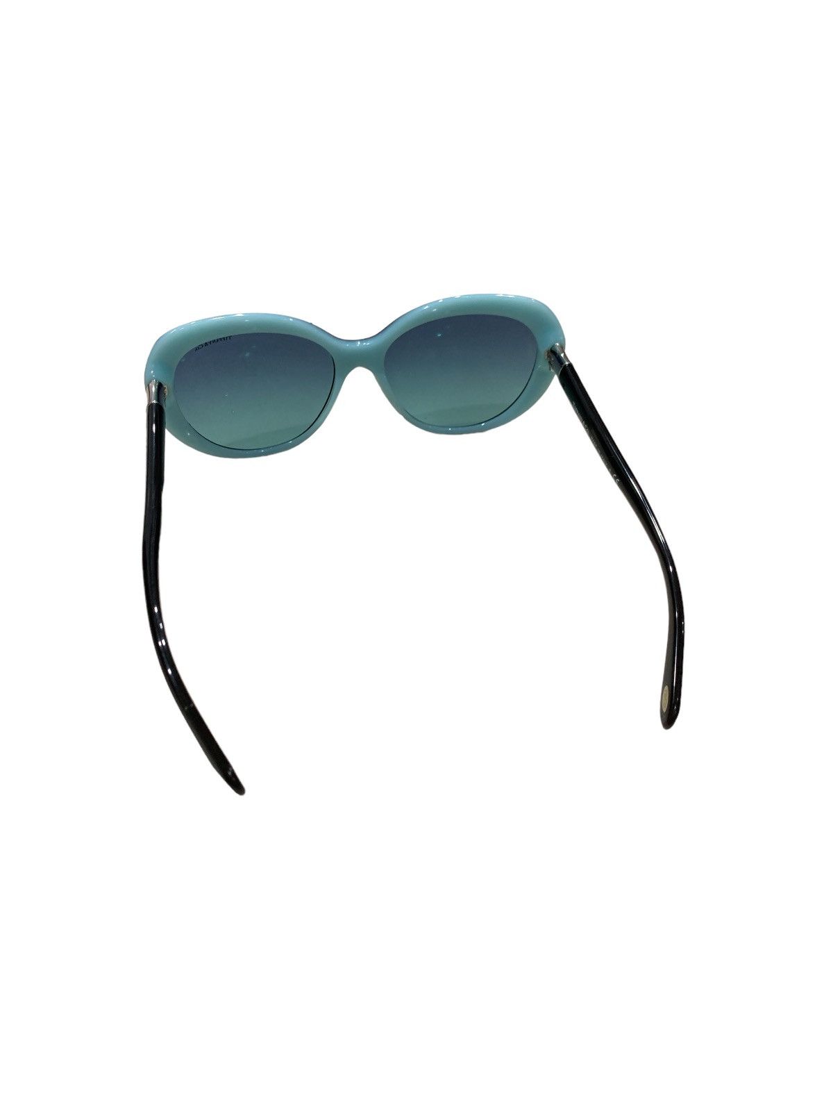 Tiffany & Co. TIFFANY & CO WOMENS SUNGLASSES BLACK BLUE CAT EYE SHAPE Size ONE SIZE - 3 Thumbnail