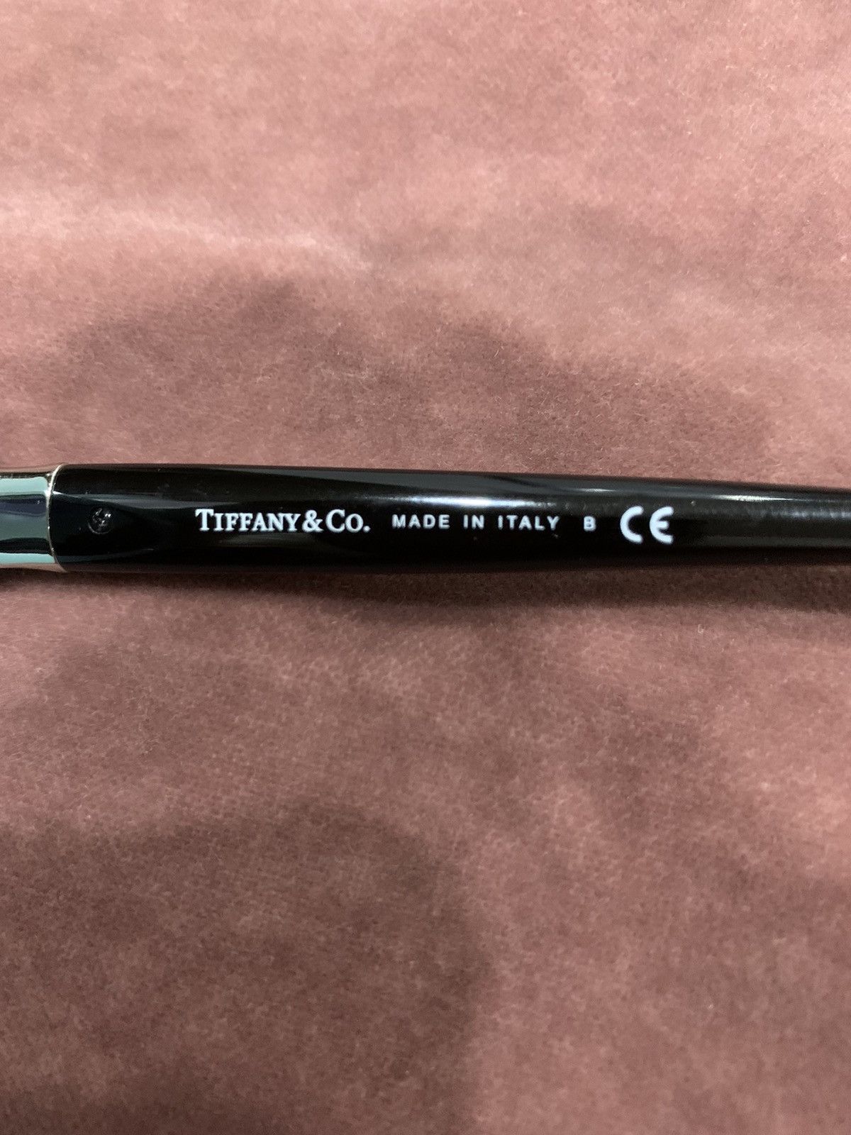 Tiffany & Co. TIFFANY & CO WOMENS SUNGLASSES BLACK BLUE CAT EYE SHAPE Size ONE SIZE - 5 Thumbnail
