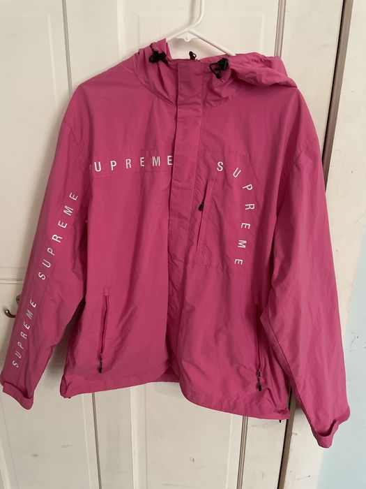 Supreme Supreme Curve Logos Ripstop Jacket “Dusty Purple” | Grailed