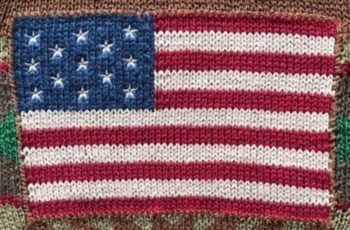 Polo Ralph Lauren Vintage Polo Ralph Lauren Aztec Sweater Flag Sweater XL Size US XL / EU 56 / 4 - 8 Thumbnail