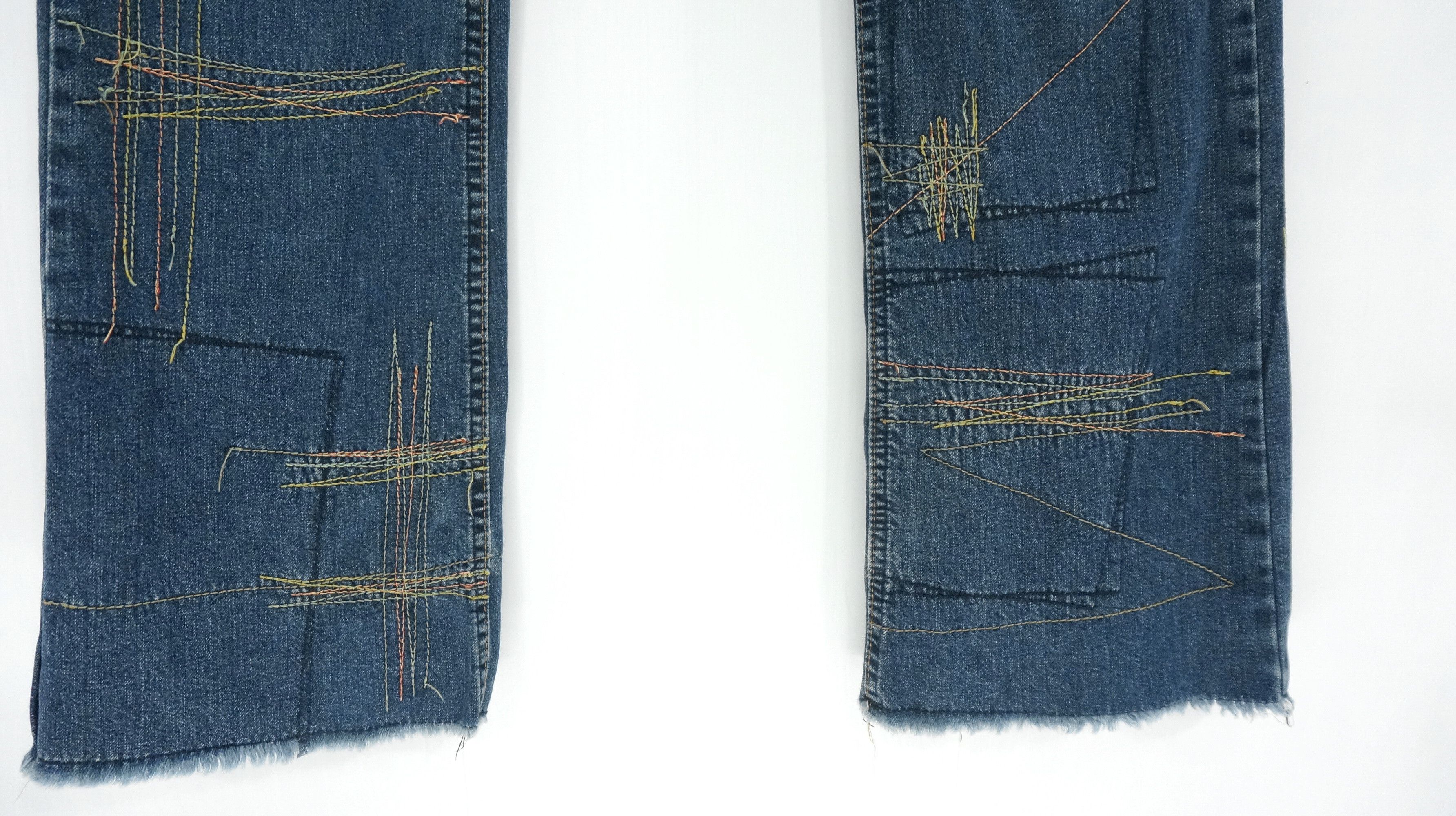 Hysteric Glamour Rare Vintage Hysteric Glamour Kinky Flare Boro Soft Jeans Size US 27 - 9 Thumbnail