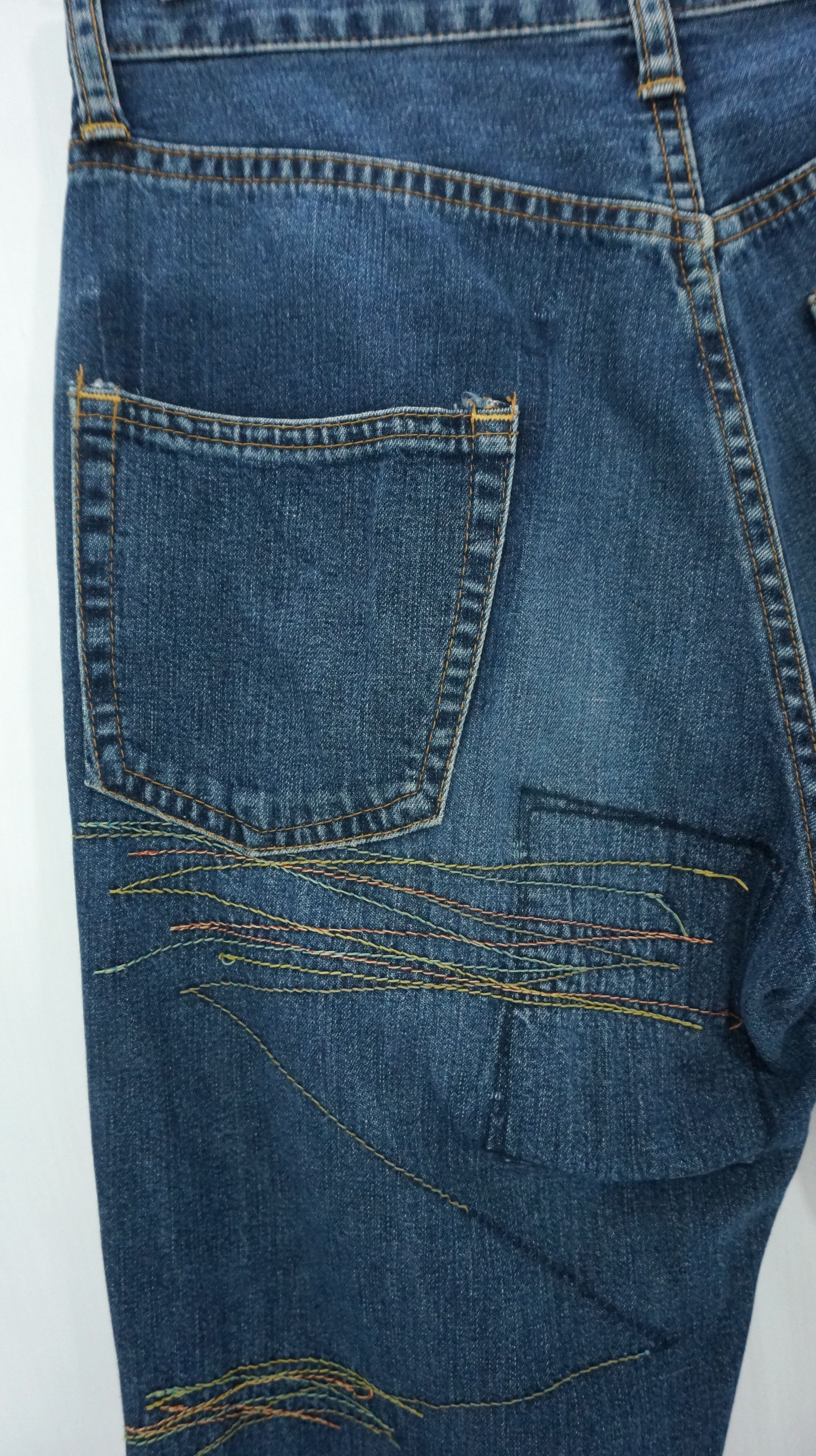 Hysteric Glamour Rare Vintage Hysteric Glamour Kinky Flare Boro Soft Jeans Size US 27 - 13 Thumbnail
