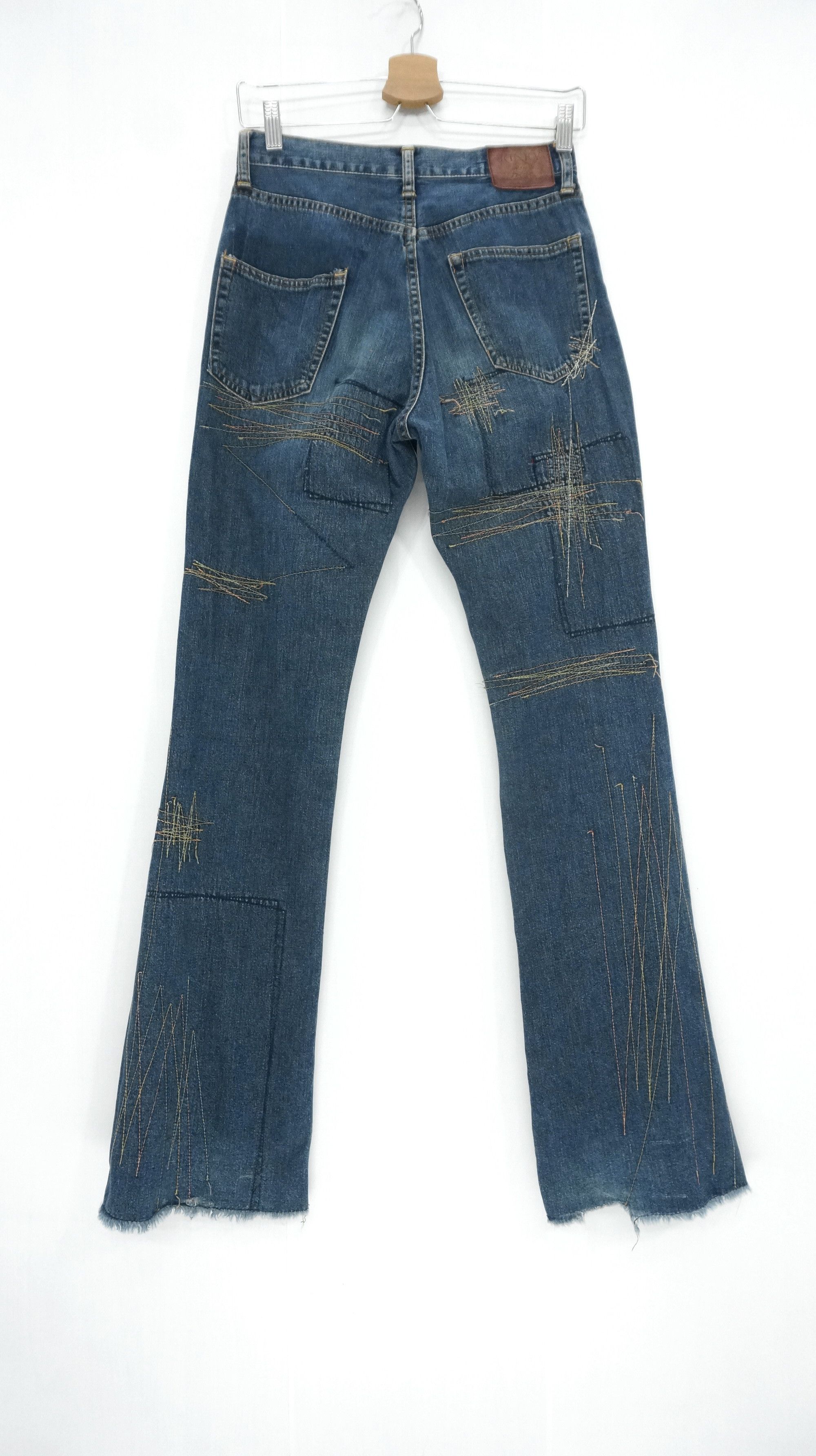 Hysteric Glamour Rare Vintage Hysteric Glamour Kinky Flare Boro Soft Jeans Size US 27 - 3 Thumbnail