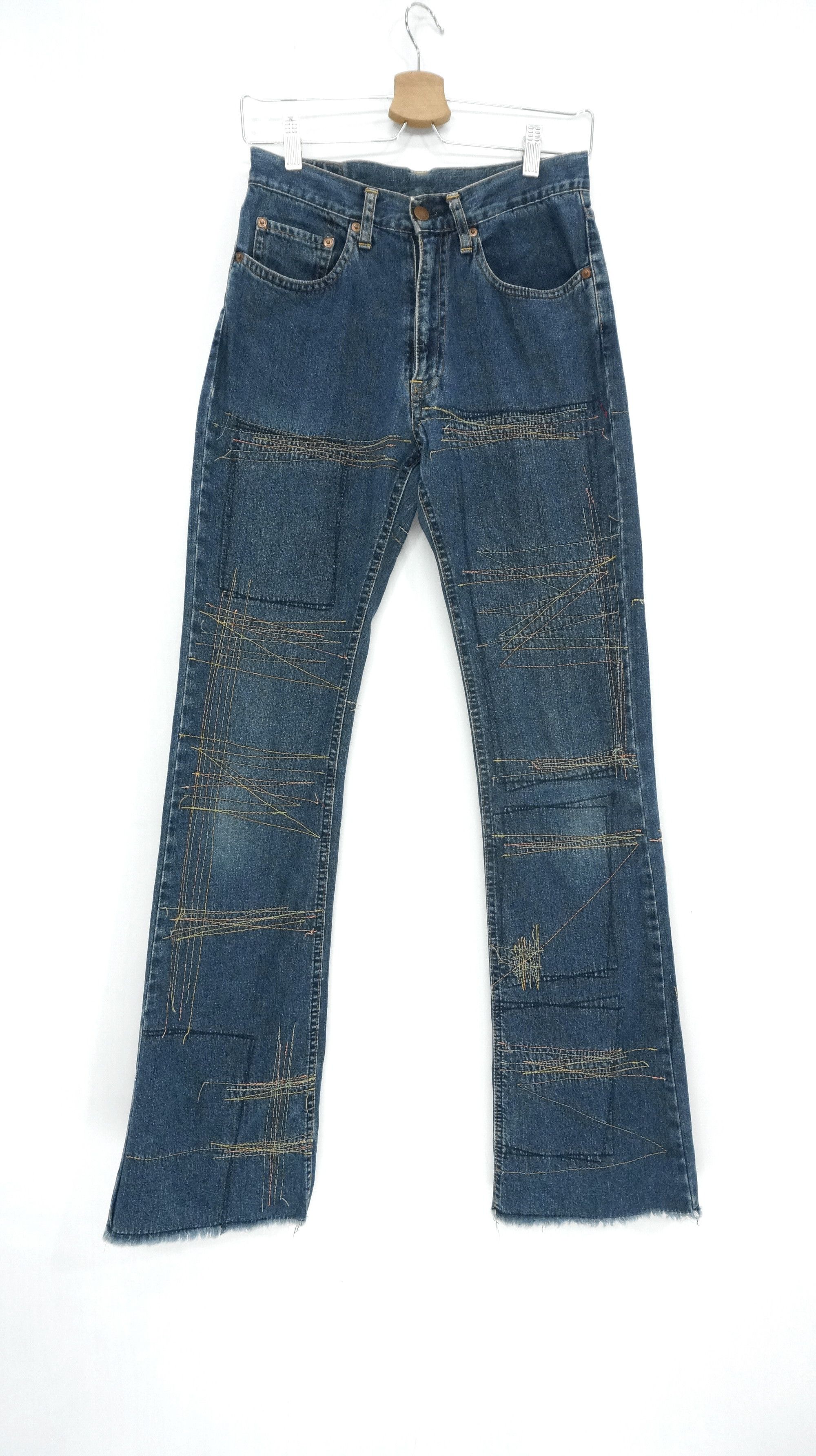Hysteric Glamour Rare Vintage Hysteric Glamour Kinky Flare Boro Soft Jeans Size US 27 - 2 Thumbnail