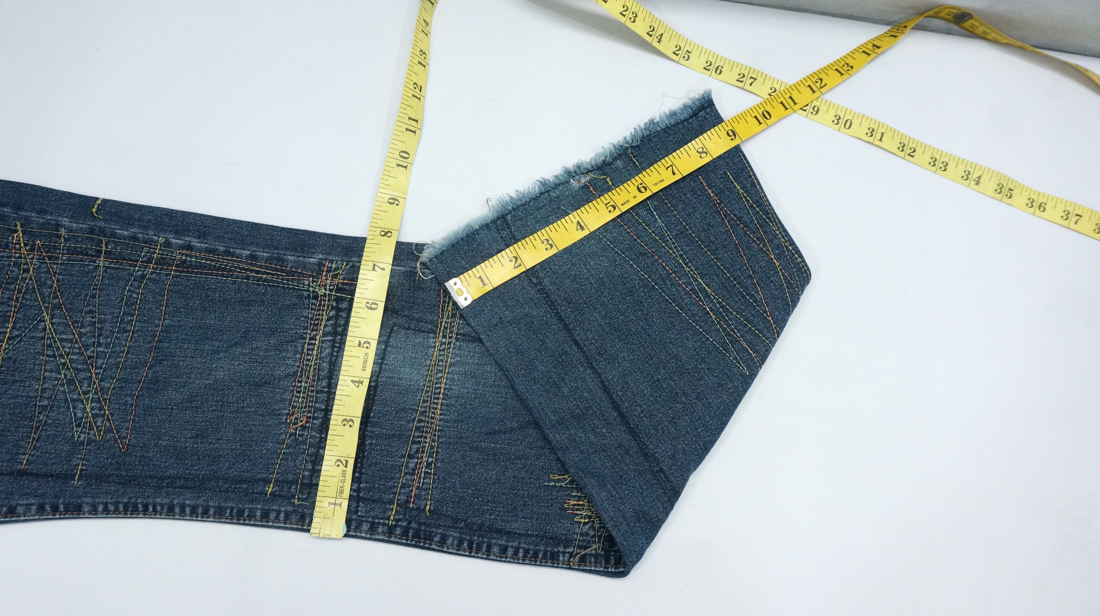 Hysteric Glamour Rare Vintage Hysteric Glamour Kinky Flare Boro Soft Jeans Size US 27 - 19 Thumbnail