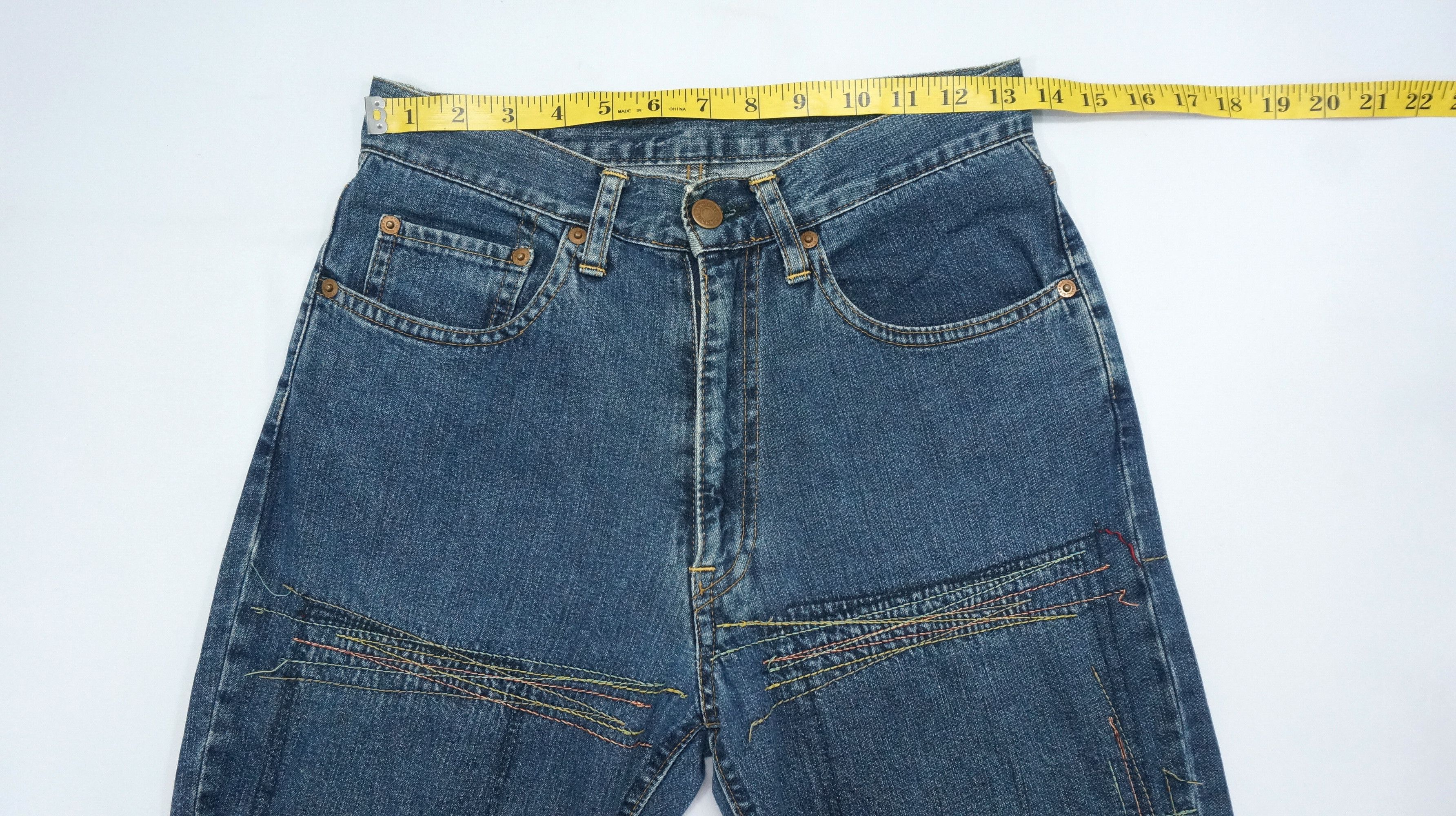 Hysteric Glamour Rare Vintage Hysteric Glamour Kinky Flare Boro Soft Jeans Size US 27 - 16 Thumbnail