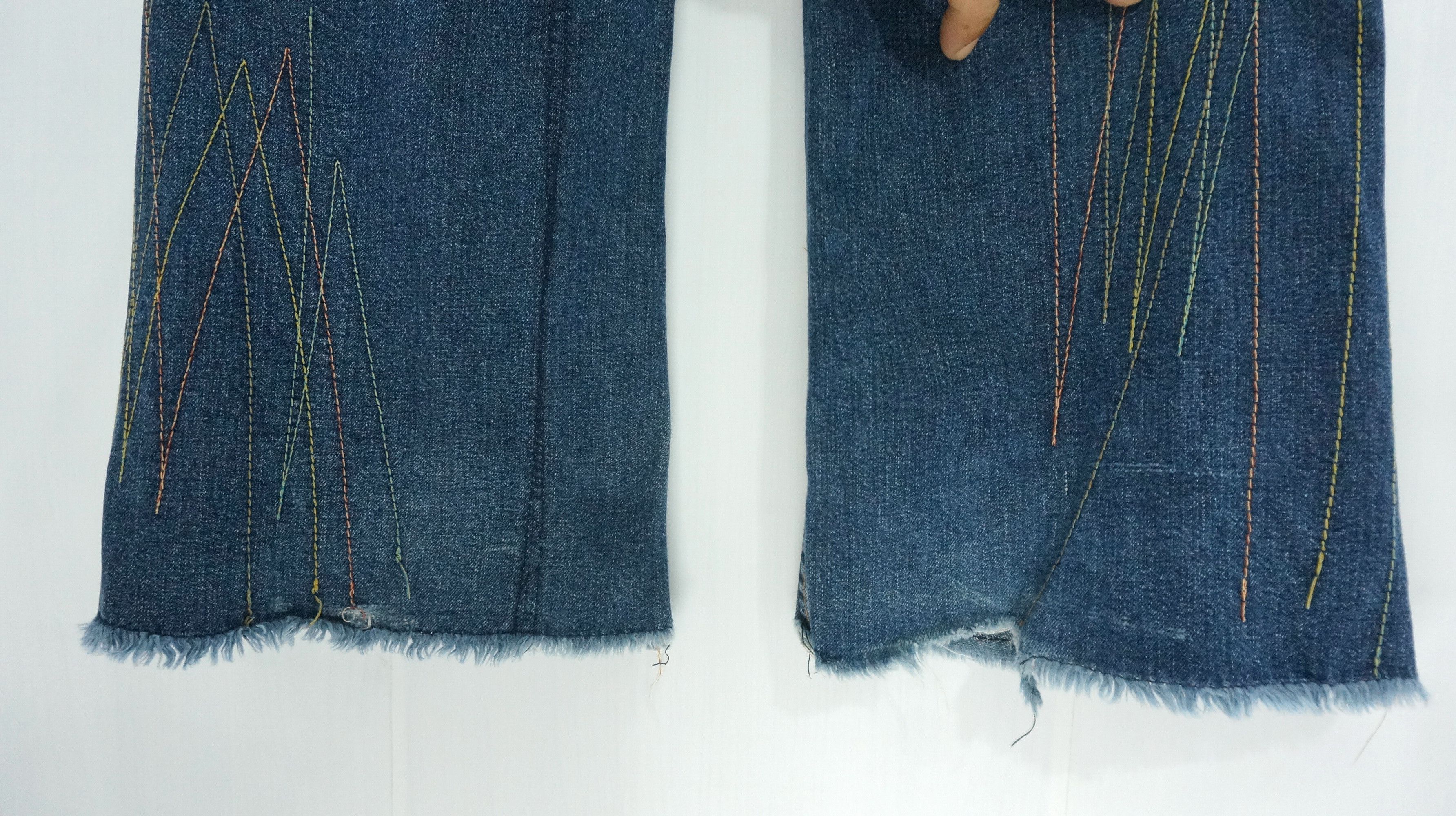 Hysteric Glamour Rare Vintage Hysteric Glamour Kinky Flare Boro Soft Jeans Size US 27 - 14 Thumbnail