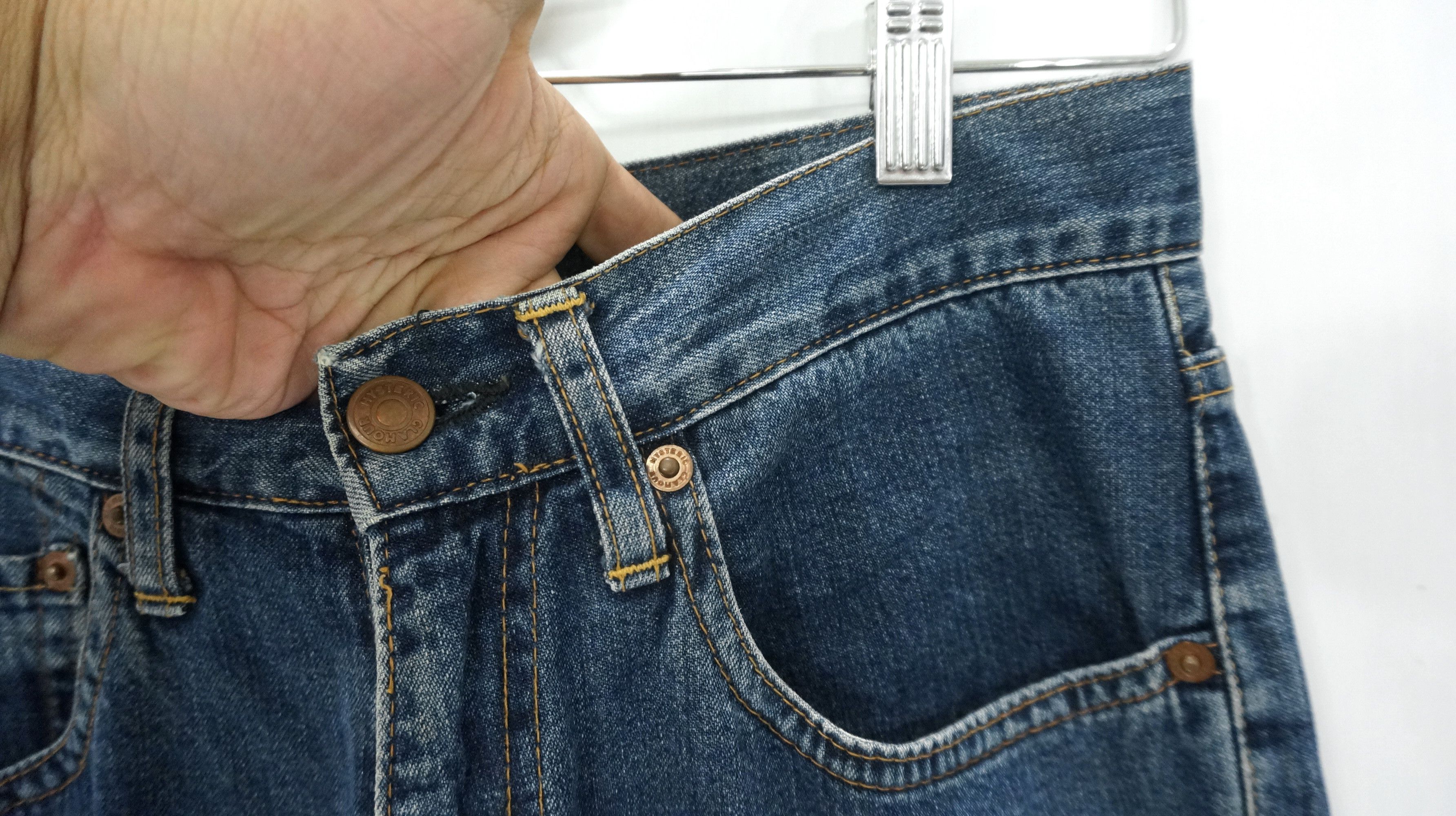 Hysteric Glamour Rare Vintage Hysteric Glamour Kinky Flare Boro Soft Jeans Size US 27 - 11 Thumbnail