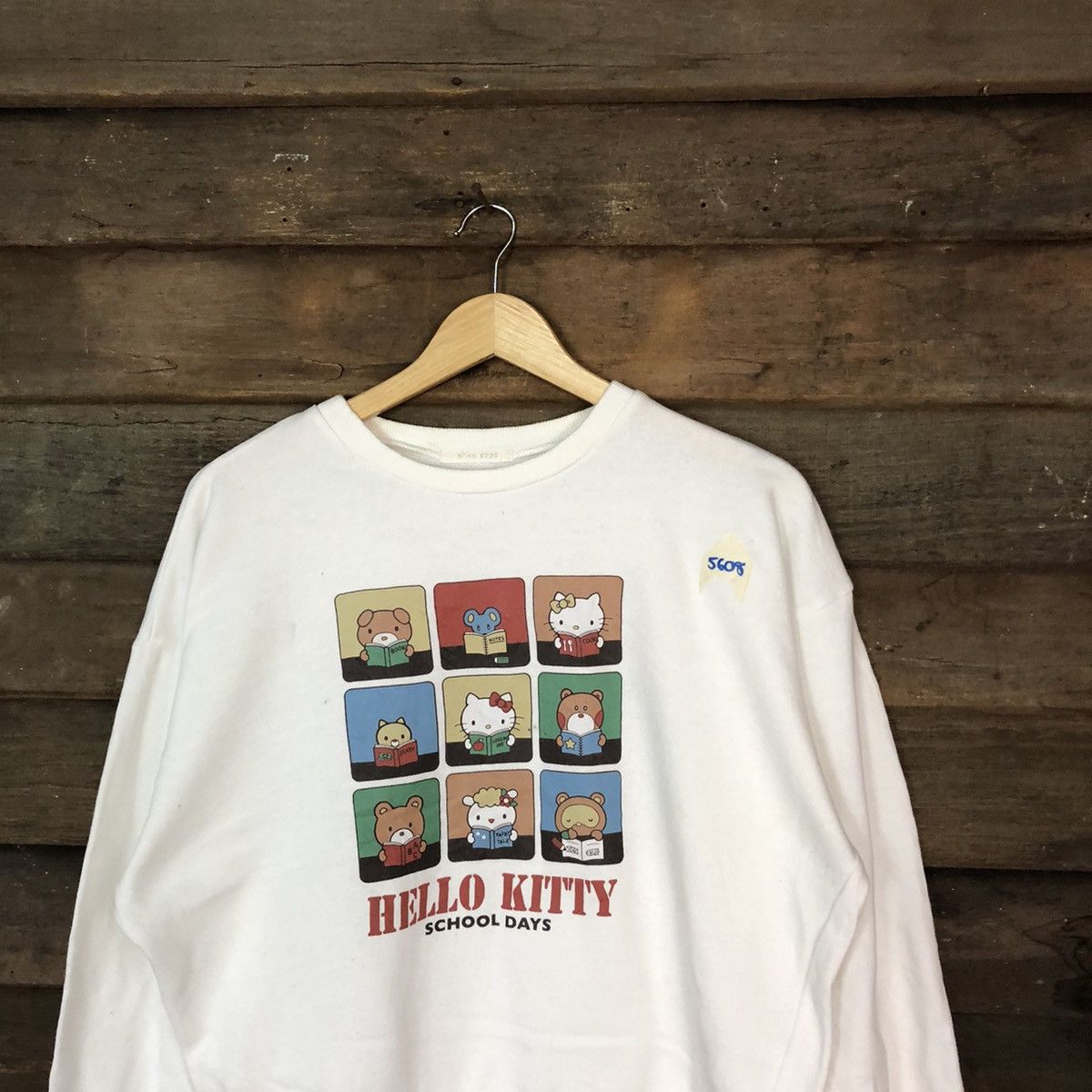Anime Hello Kitty White Sweathshirt #5608 Size M / US 6-8 / IT 42-44 - 2 Thumbnail