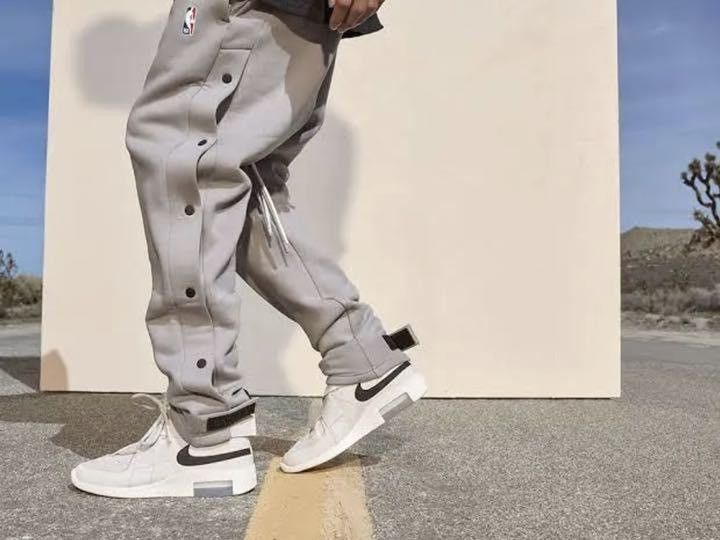image of Fear Of God Warm Up Pants Size M in Dust/Sail, Men's