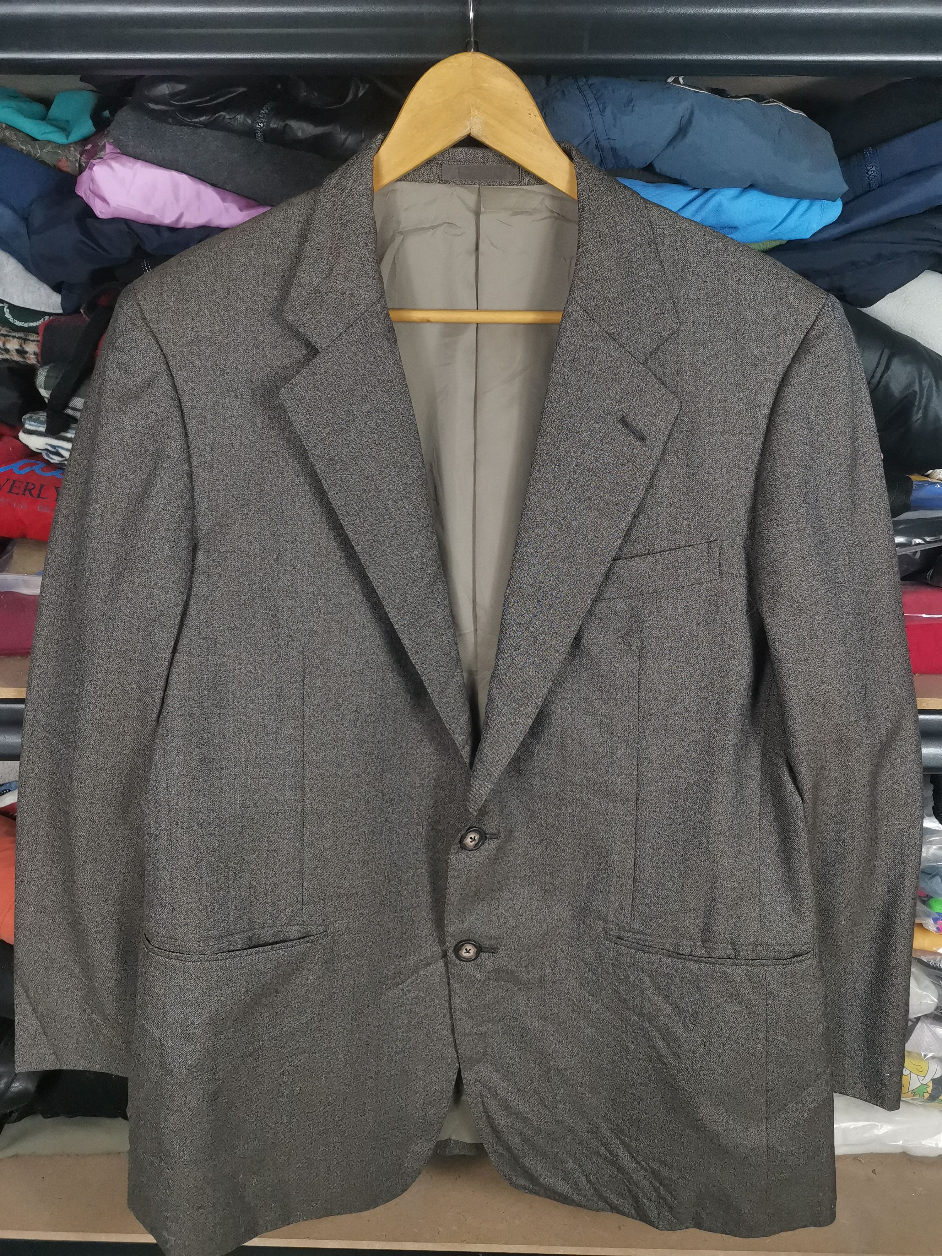 Burberry Vintage Burberrys Wool Blazer Coat Size US M / EU 48-50 / 2 - 1 Thumbnail