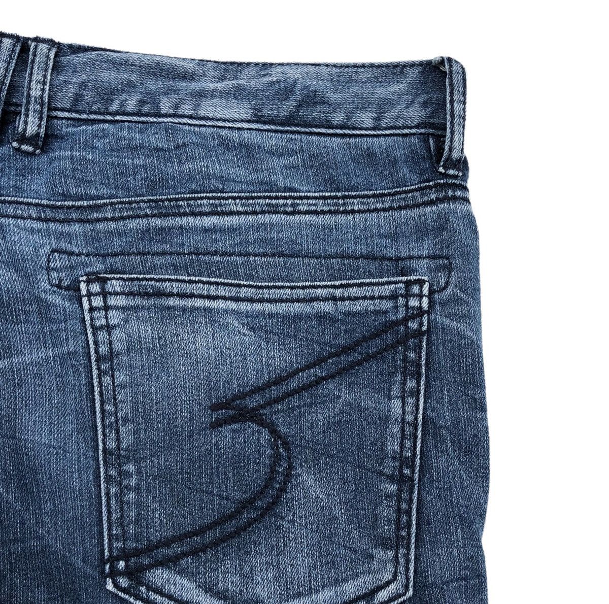 semanticdesign Abstract Lines Distressed Multi-pocket Denim Jeans Size US 32 / EU 48 - 11 Thumbnail