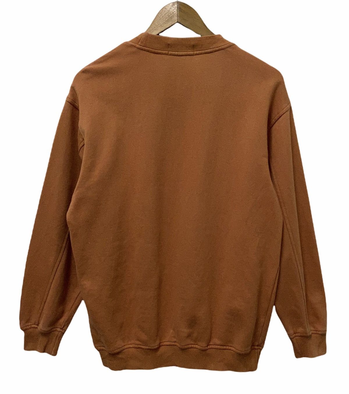 Valentino VALENTINO Sweatshirt Big Logo Spell Out Orange Jumper Size US S / EU 44-46 / 1 - 3 Thumbnail