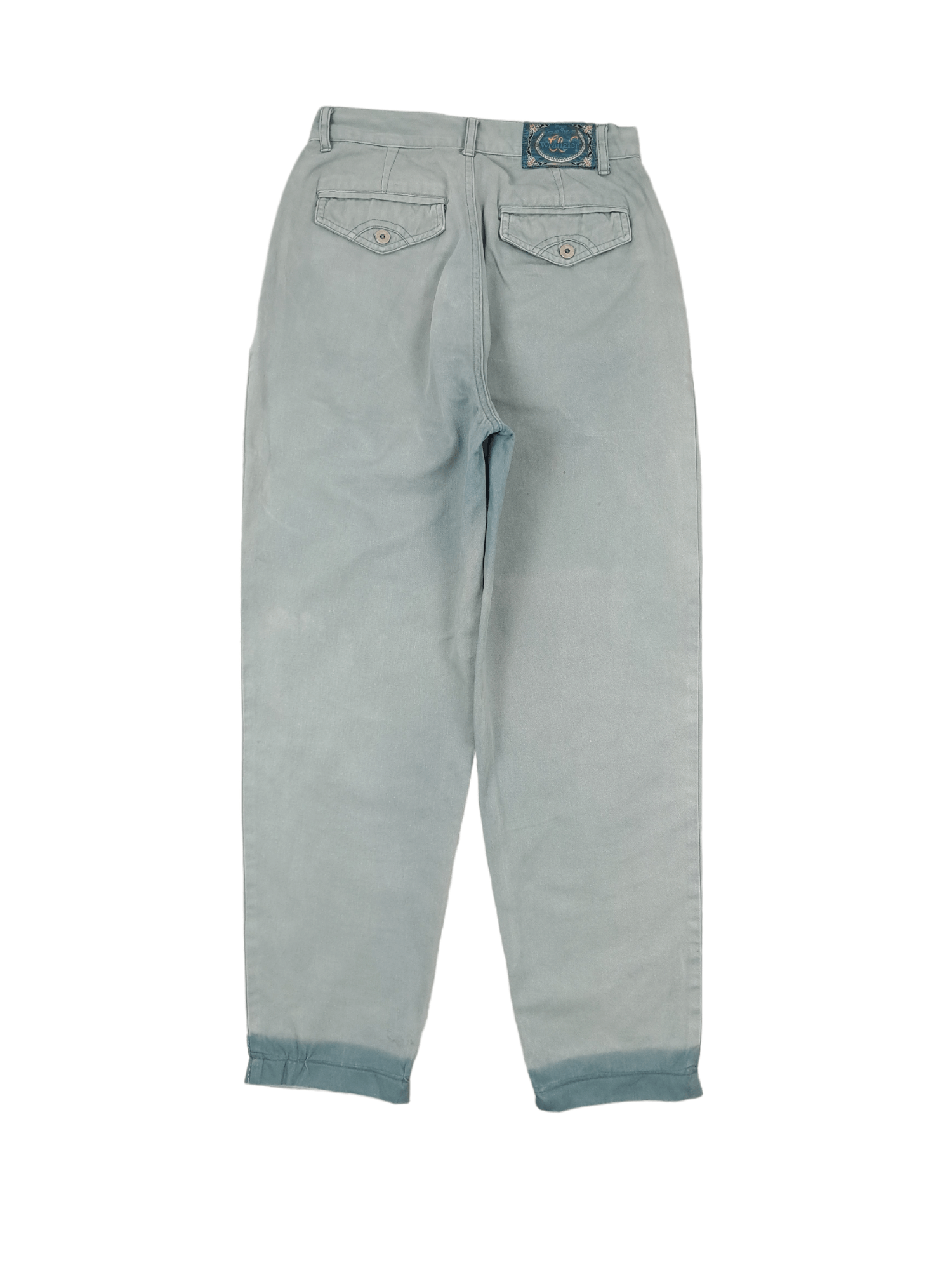 Vintage × Wrangler 💎 Size 31/30 70's Sun Faded Distressed Pants Blue Thrashed Size US 31 - 2 Thumbnail