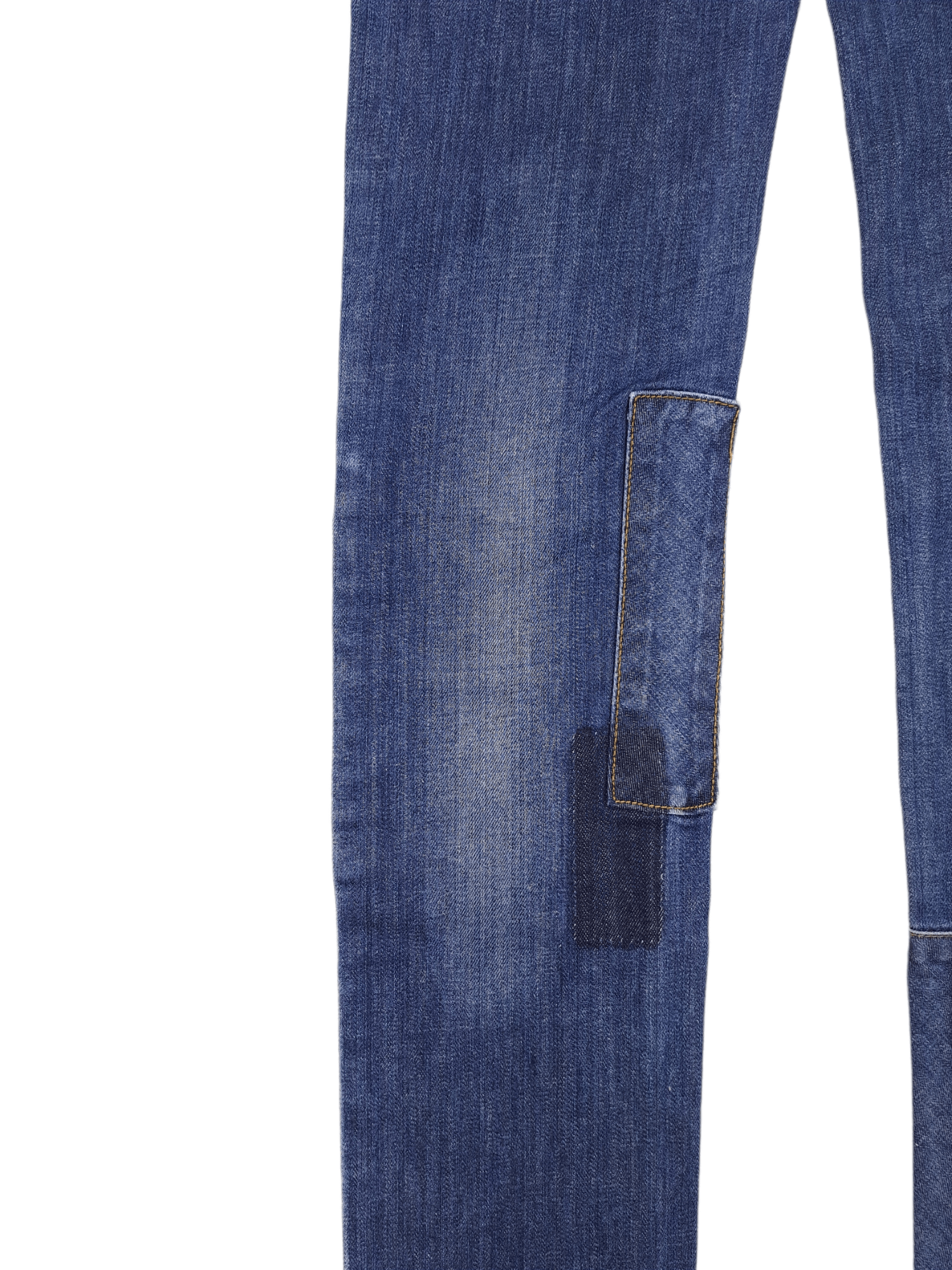Acne Studios × Designer 💎 $750 New Slim KEX PATCH 31/34 Patchwork Jeans Denim Size 31" - 9 Thumbnail