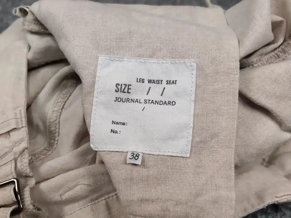 Journal Standard Journal Standard Linen Japan Designer Flared Trouser Pants Size 38" / US 16 / IT 52 - 9 Thumbnail