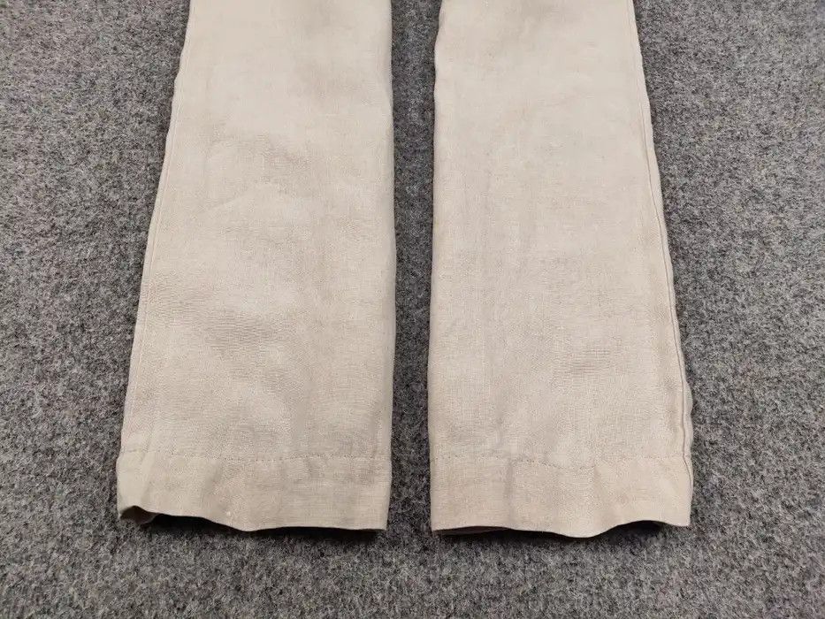 Journal Standard Journal Standard Linen Japan Designer Flared Trouser Pants Size 38" / US 16 / IT 52 - 4 Thumbnail