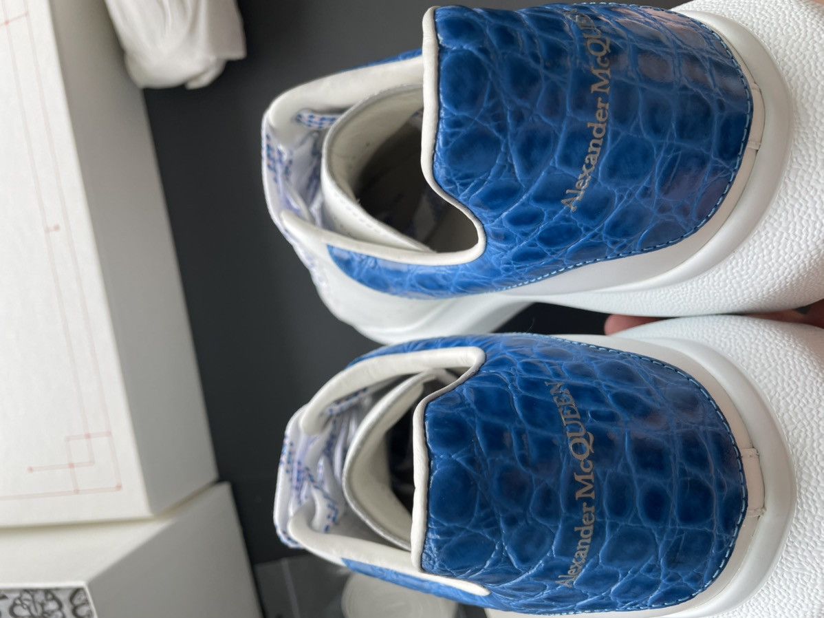 Alexander McQueen Signature Limited Edition New Iconic Leather Croc Sneaker Size US 10 / EU 43 - 22 Thumbnail