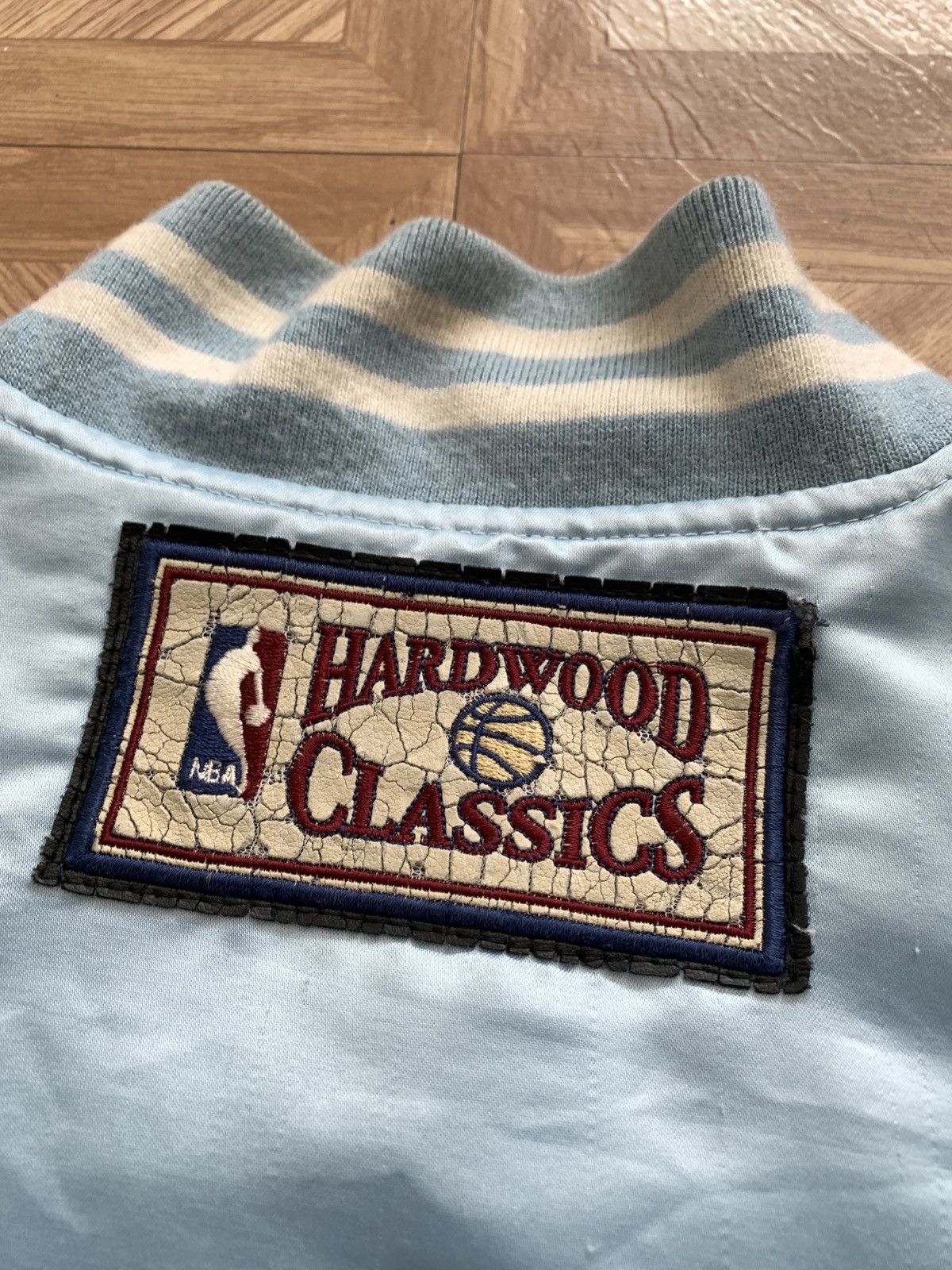 Jeff Hamilton × Vintage Vintage Jeff Hamilton NBA Patches Satin Bomber Jacket Size US XL / EU 56 / 4 - 13 Thumbnail