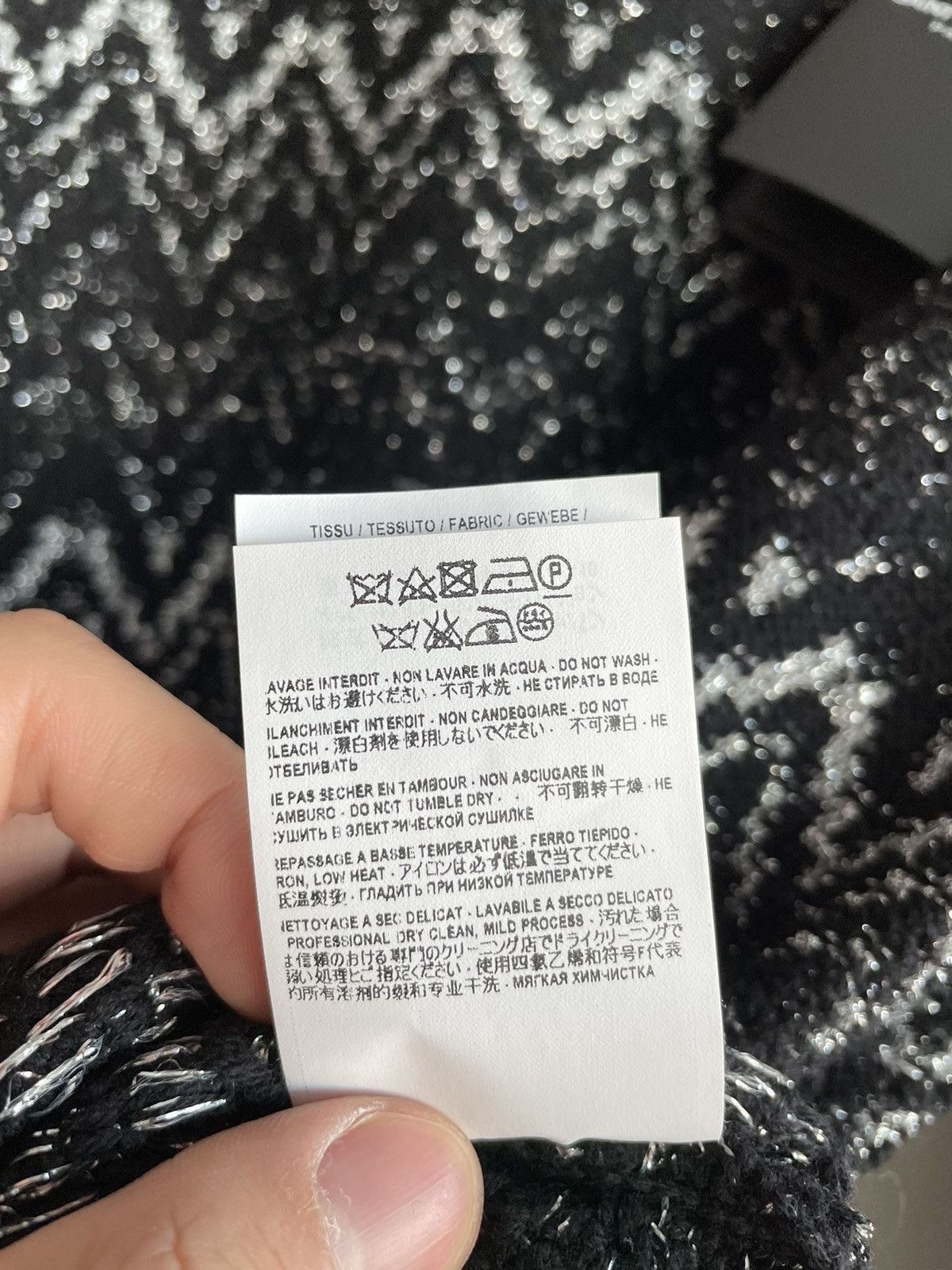 Hedi Slimane × Saint Laurent Paris × Yves Saint Laurent $1,550 Super Limited Runway Lurex Wool Sweater Brand New Size US L / EU 52-54 / 3 - 18 Thumbnail