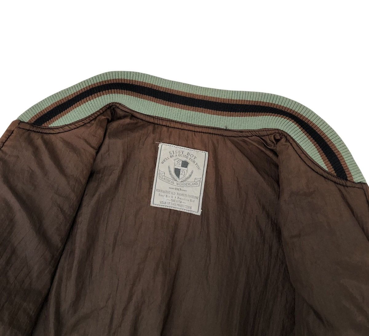 Vintage Vtg Sissy Boy Classic Sports Patches Bomber Faded Jacket Size US M / EU 48-50 / 2 - 11 Thumbnail