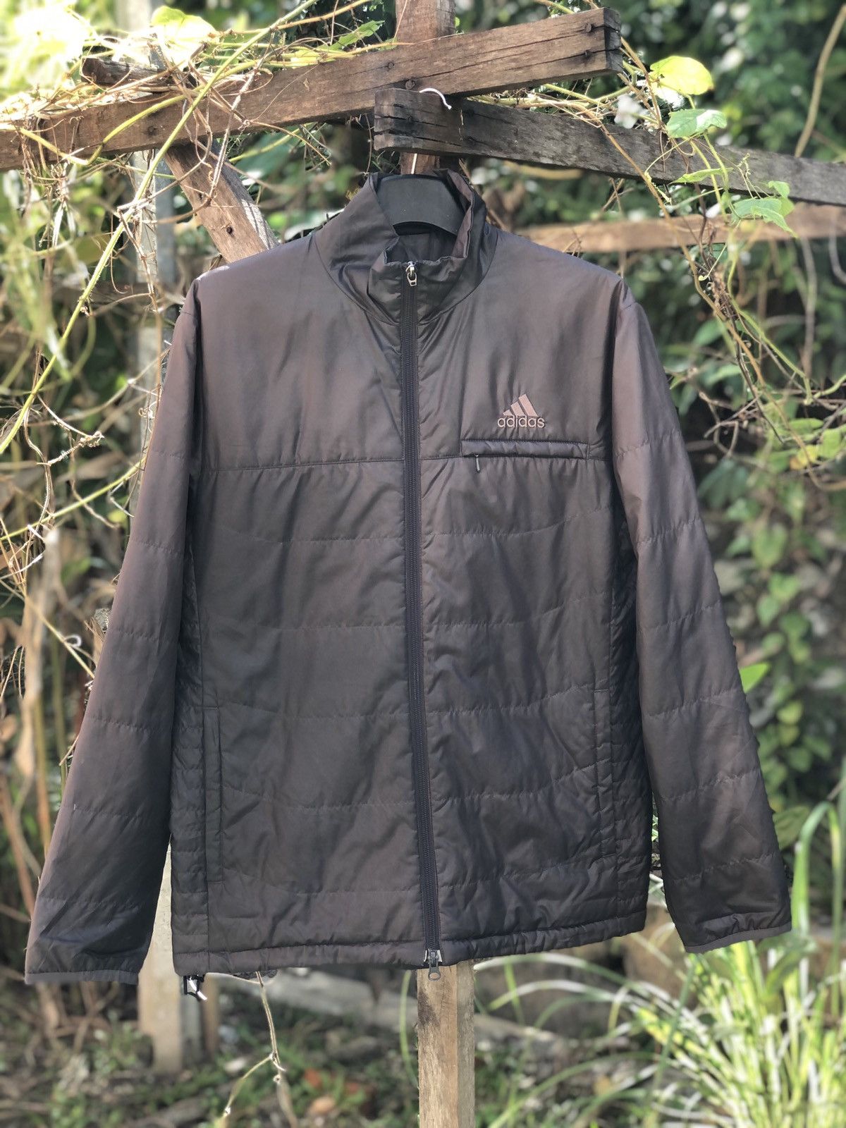 Adidas Adidas Puffer Zipper Sweater Jacket Size US M / EU 48-50 / 2 - 1 Thumbnail