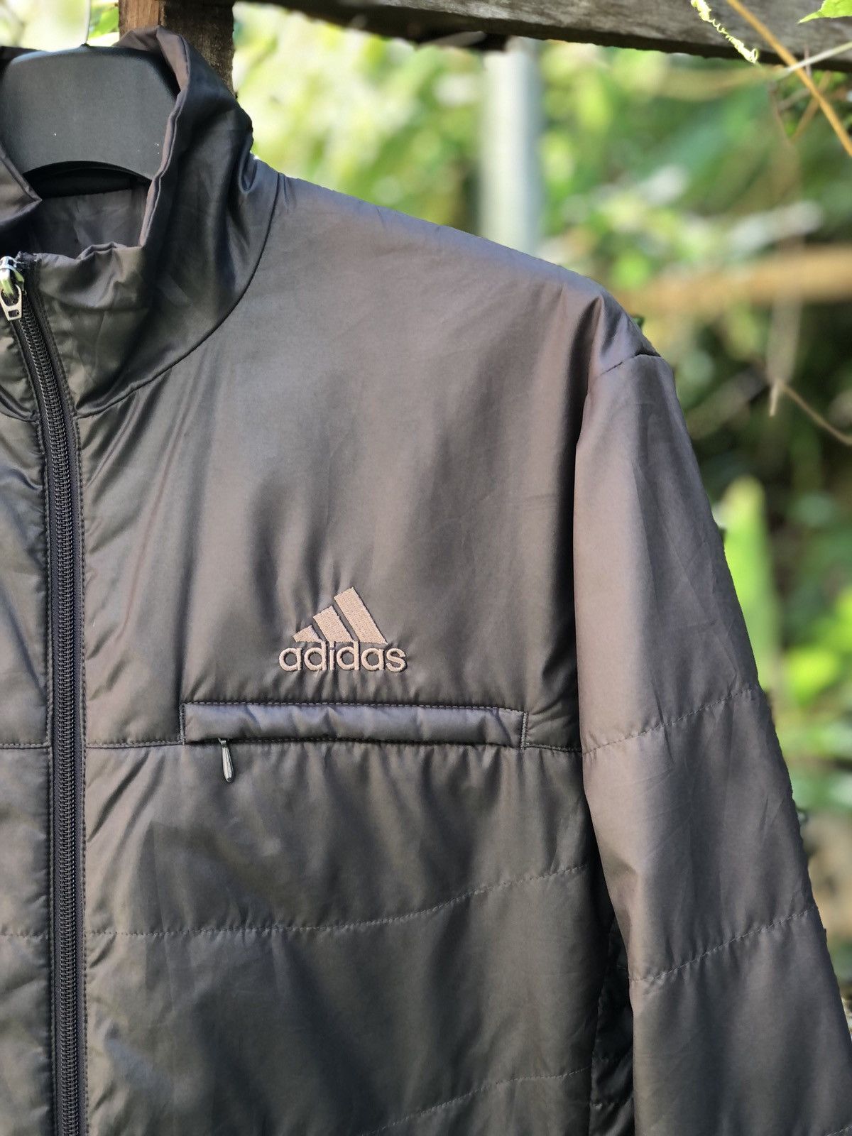 Adidas Adidas Puffer Zipper Sweater Jacket Size US M / EU 48-50 / 2 - 2 Thumbnail