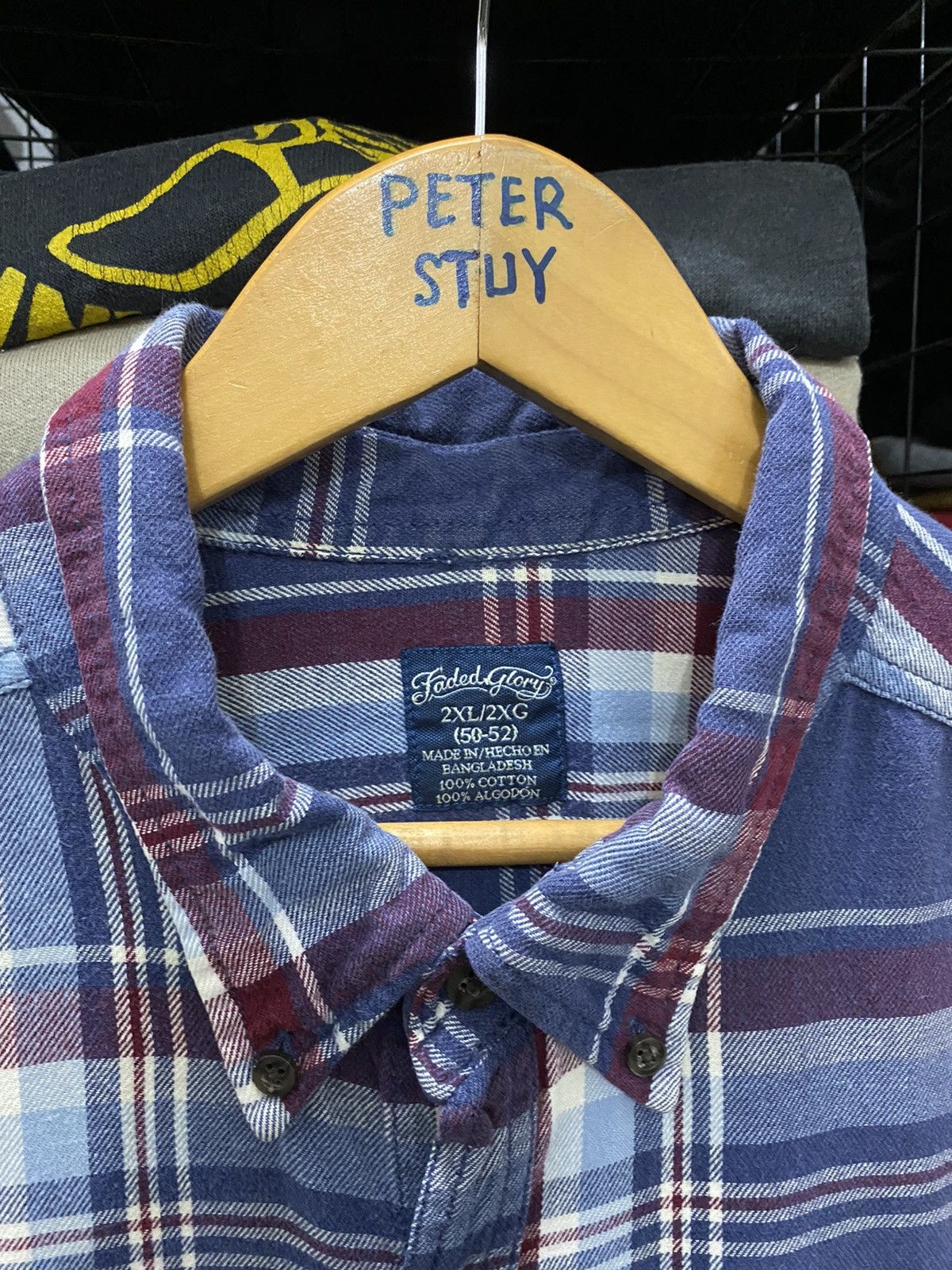 Faded Glory × Flannel Faded glory flannel shirt Size US XL / EU 56 / 4 - 4 Thumbnail