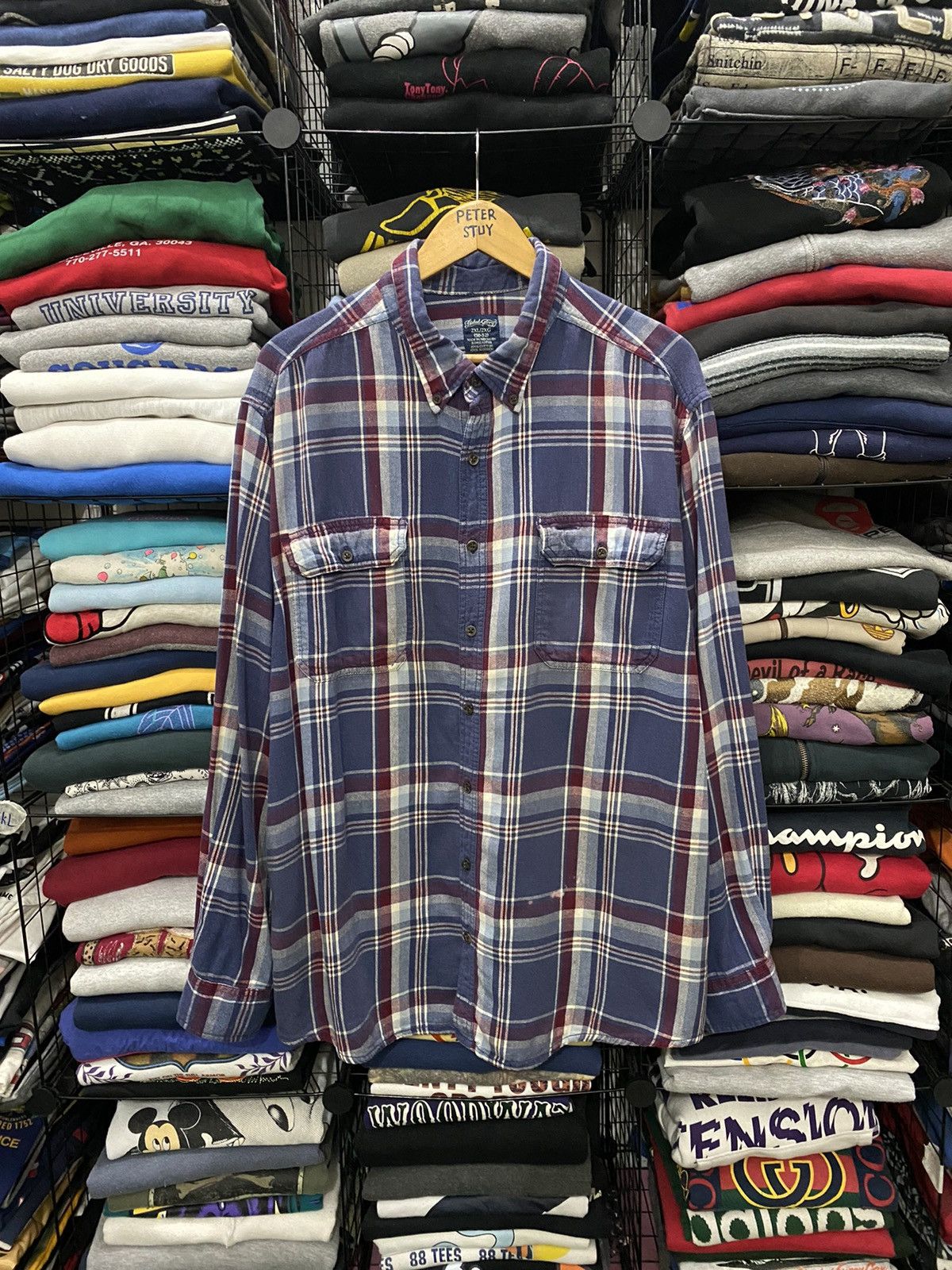 image of Faded Glory Flannel Shirt, Men's (Size XL)
