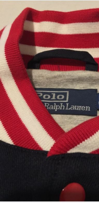 Polo Ralph Lauren Polo Ralph Lauren Stadium P Wing Fleece Varsity Jacket Size US XL / EU 56 / 4 - 3 Thumbnail