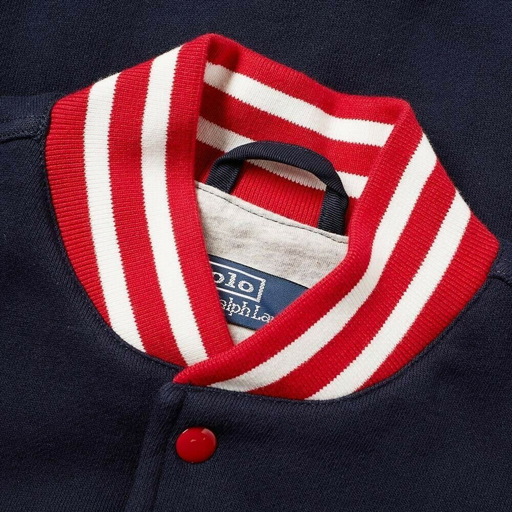 Polo Ralph Lauren Polo Ralph Lauren Stadium P Wing Fleece Varsity Jacket Size US XL / EU 56 / 4 - 5 Thumbnail
