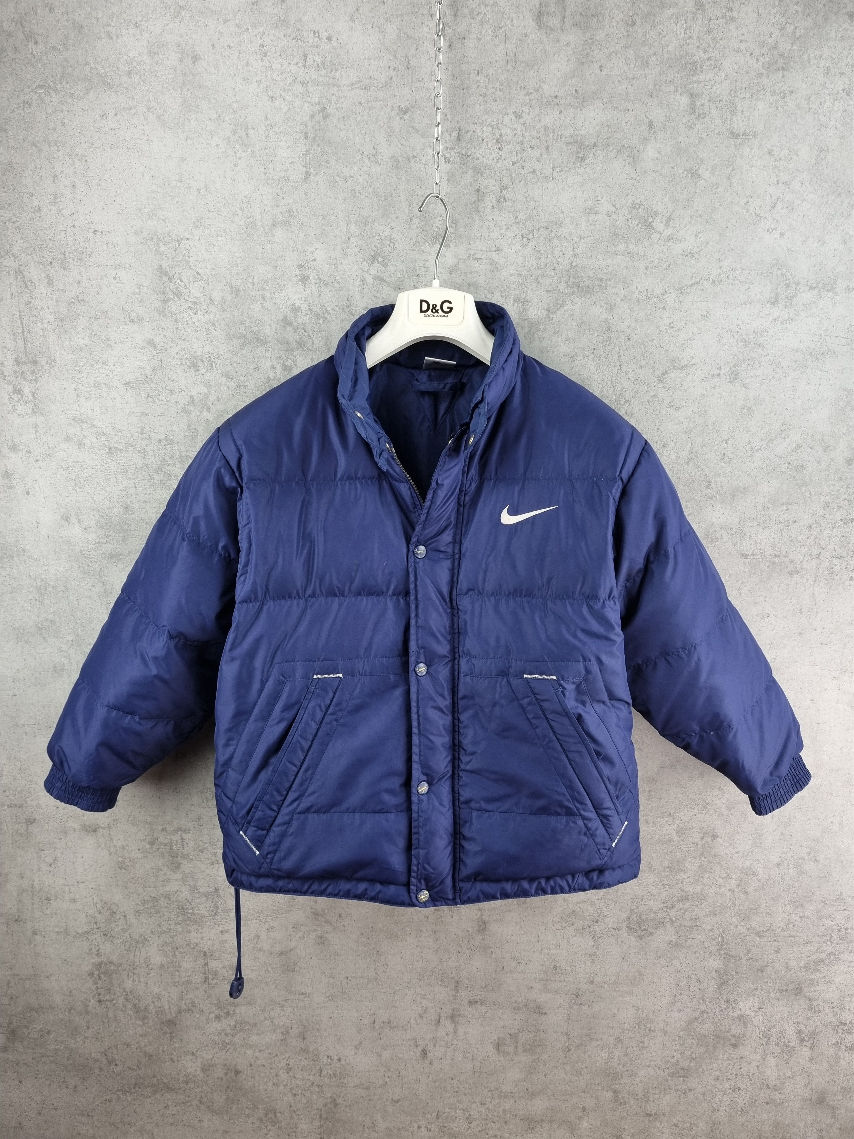 Nike × Vintage Rare size NIKE 90s Vintage Down Swoosh Jacket Puffer Size US S / EU 44-46 / 1 - 2 Thumbnail