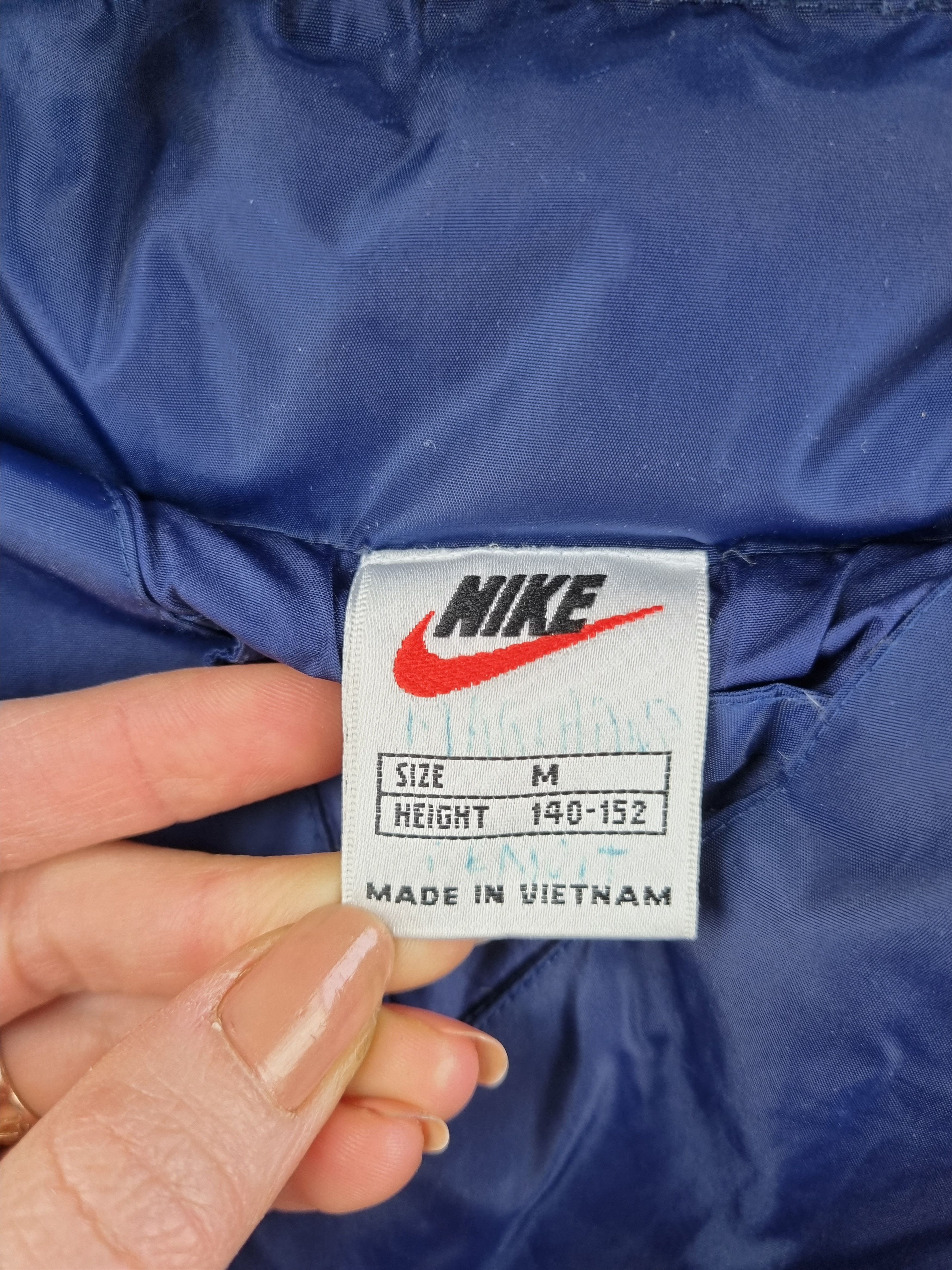 Nike × Vintage Rare size NIKE 90s Vintage Down Swoosh Jacket Puffer Size US S / EU 44-46 / 1 - 6 Thumbnail