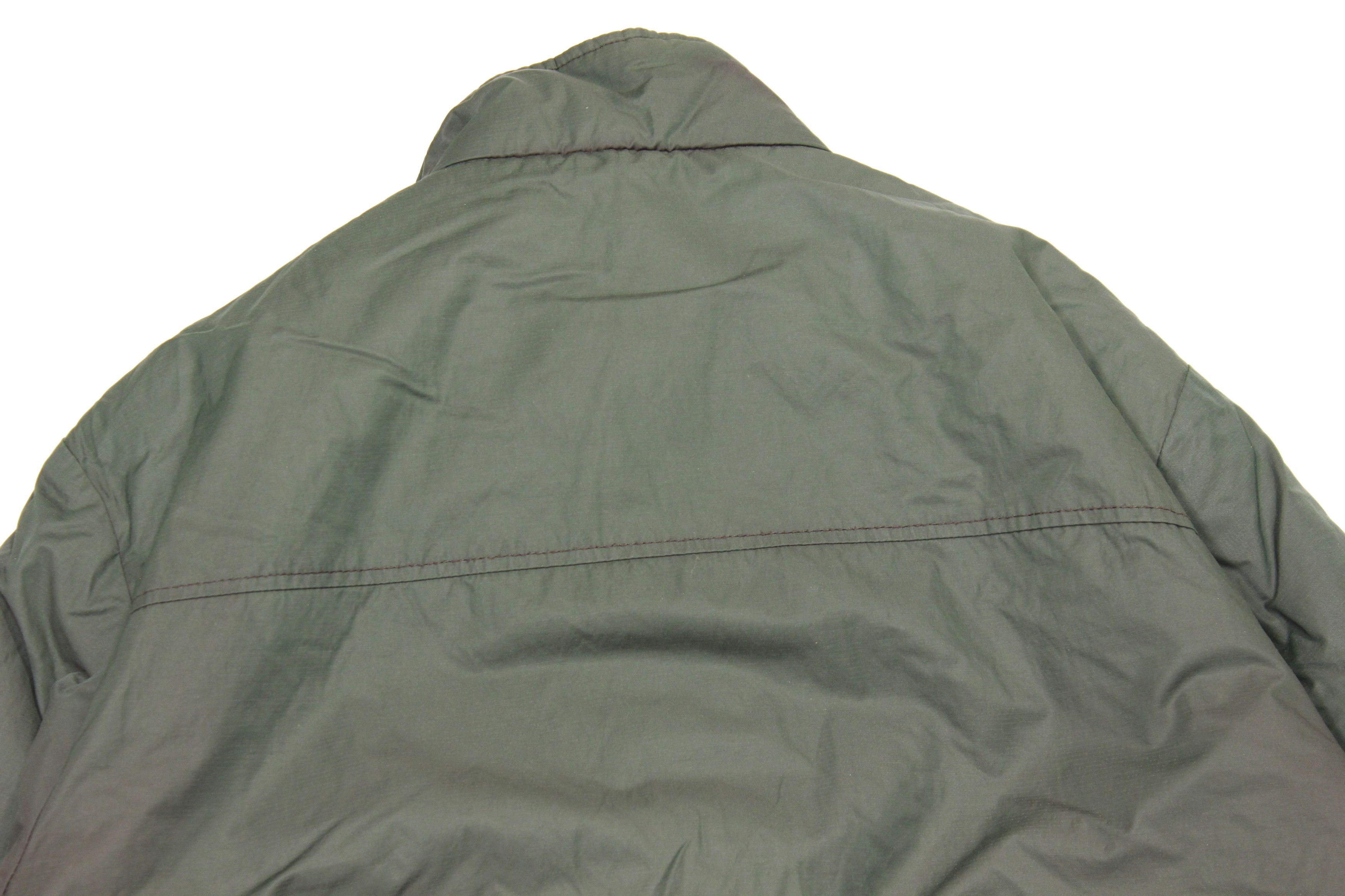 Yves Saint Laurent 90S YSL Logo Gradient Cotton Nylon Warm Jacket Vintage Size US L / EU 52-54 / 3 - 4 Thumbnail