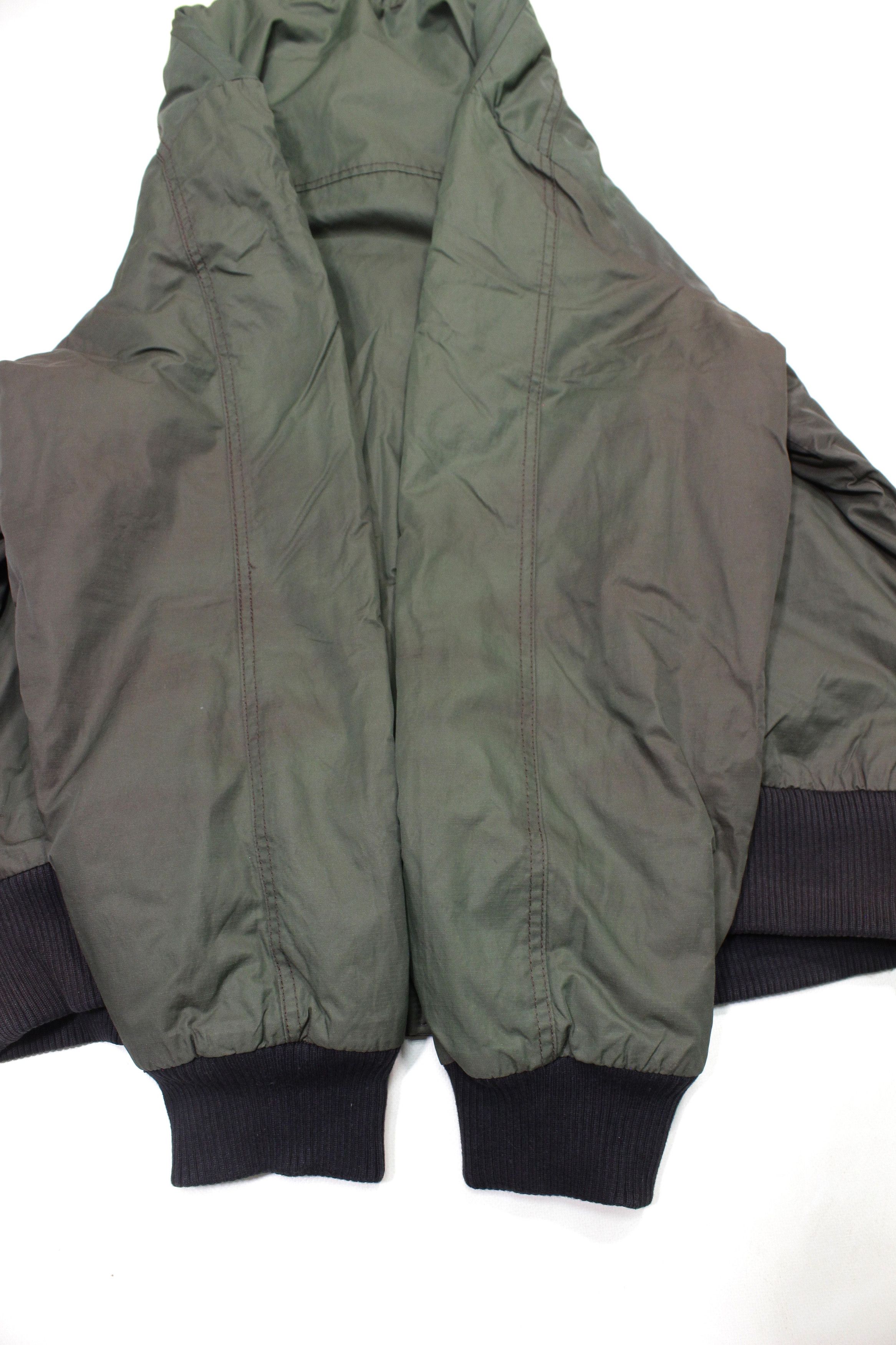 Yves Saint Laurent 90S YSL Logo Gradient Cotton Nylon Warm Jacket Vintage Size US L / EU 52-54 / 3 - 7 Thumbnail